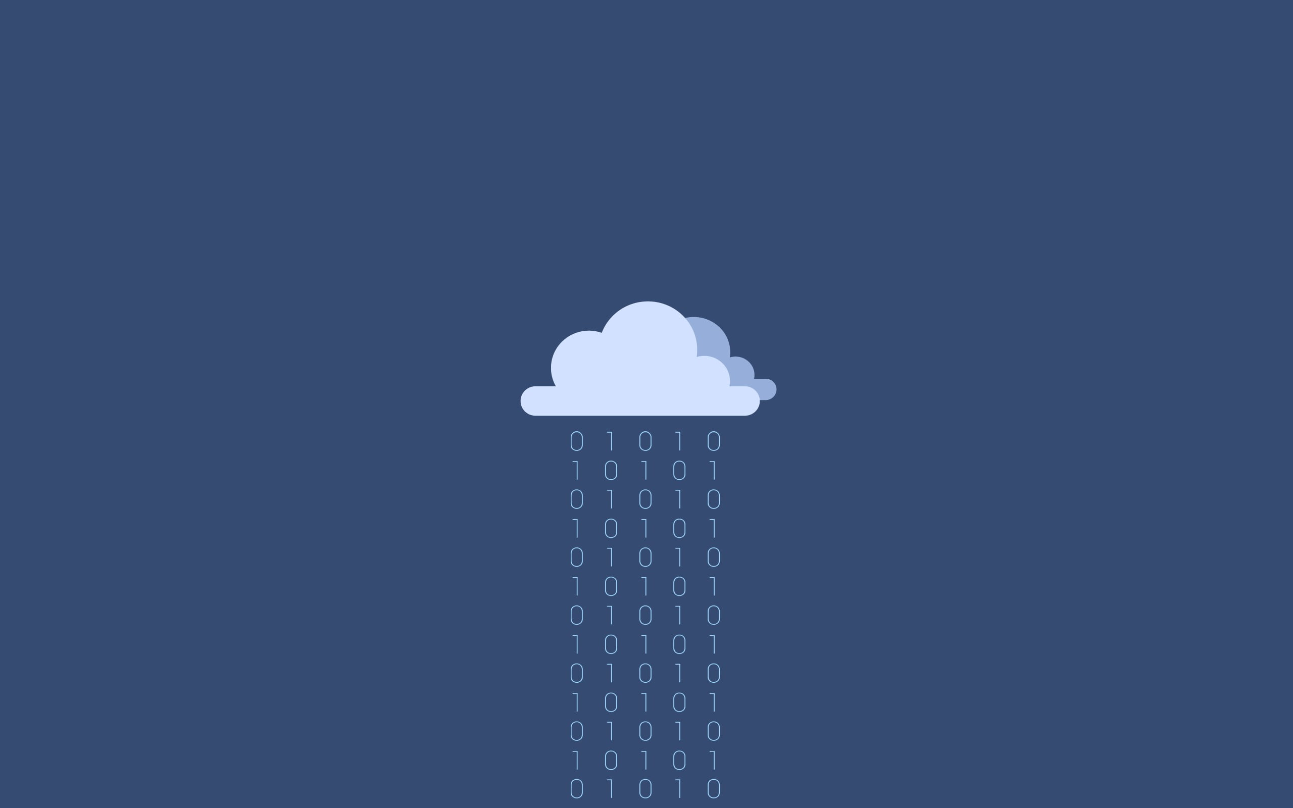 cloud, binary, Minimalism, 1.rain