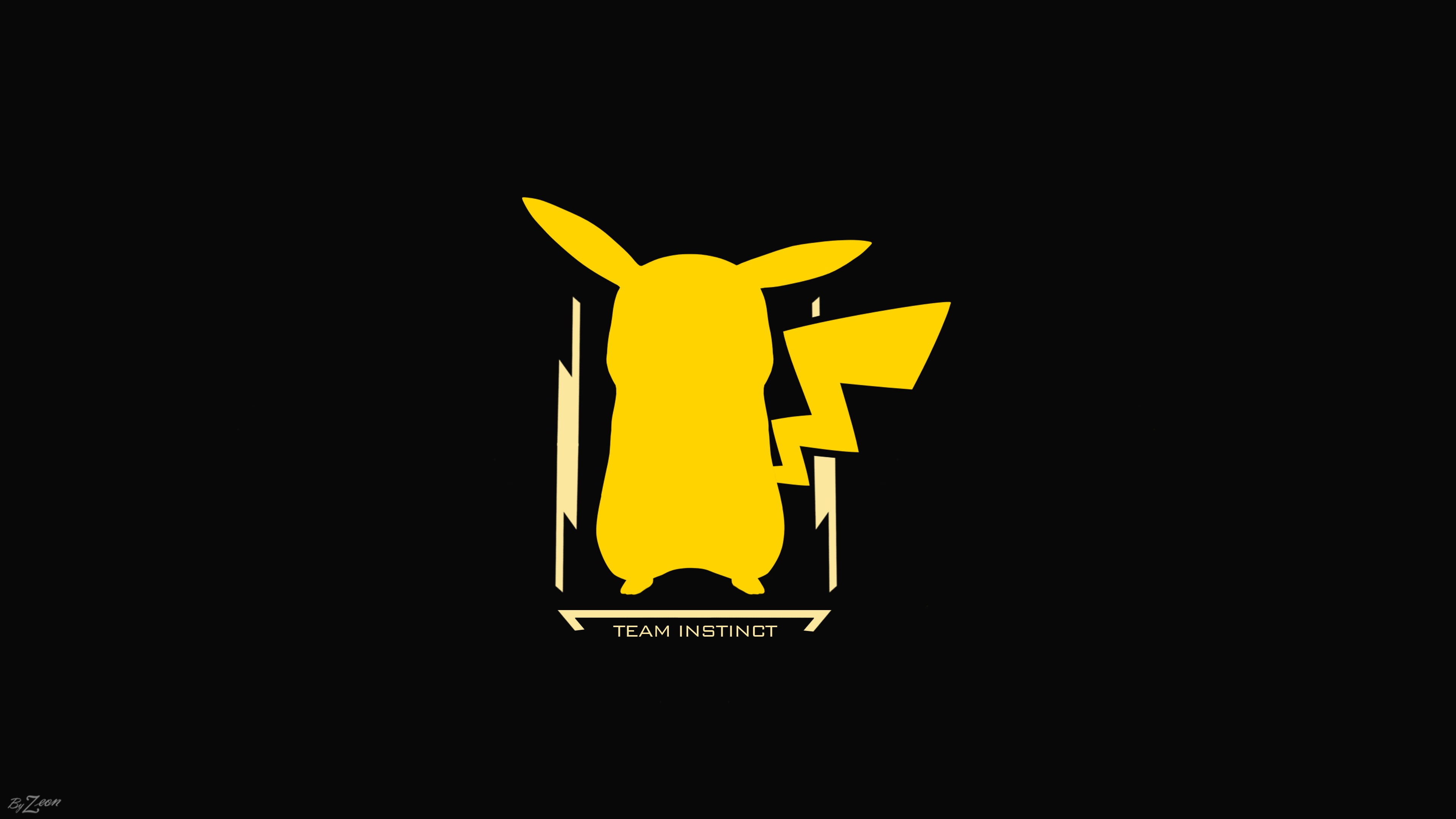 Pokemon Pikachu illustration, Pokémon, Team Instinct, Pokemon Go