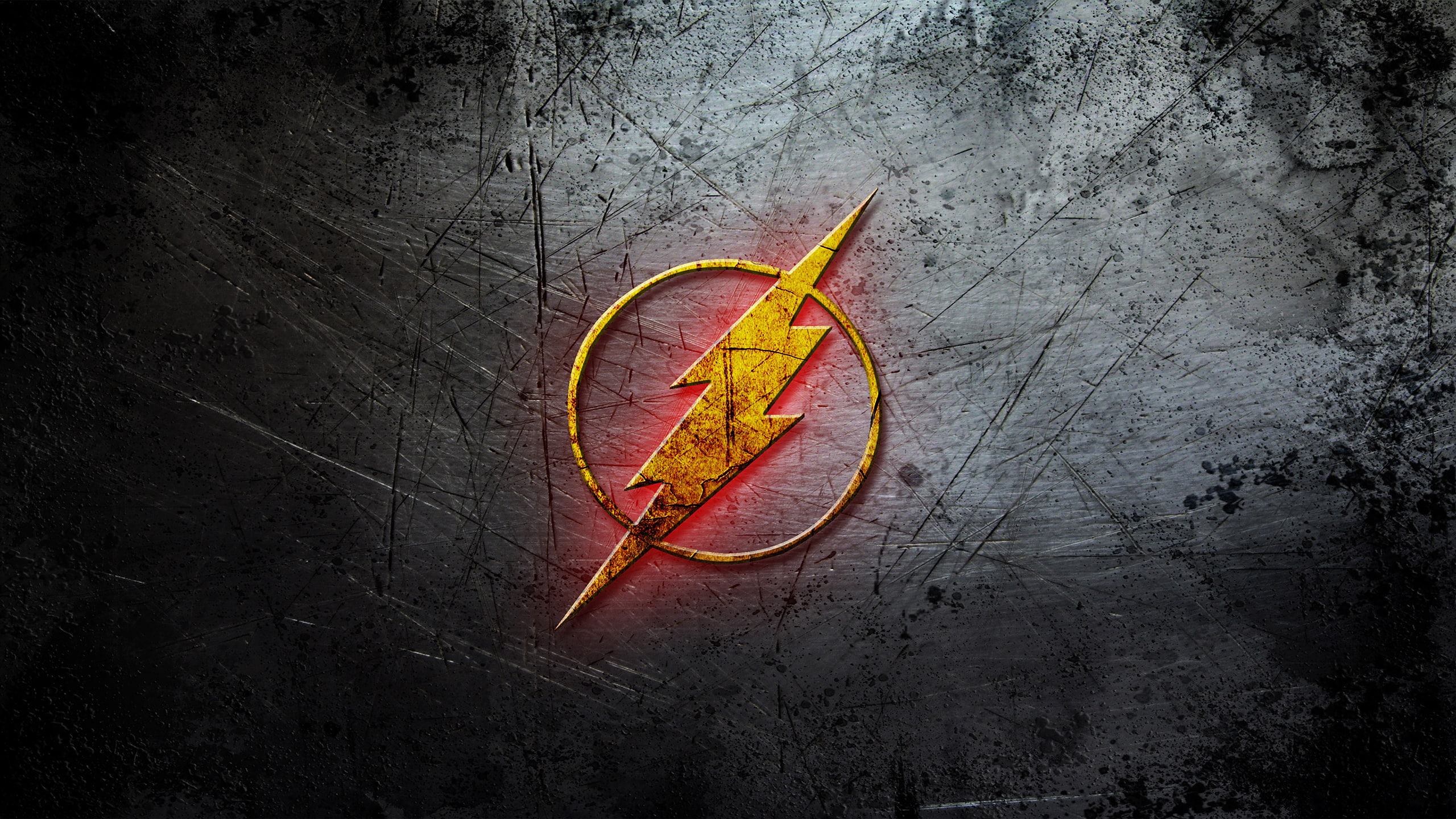 The Flash DC Logo HD, the flash icon, cartoon/comic