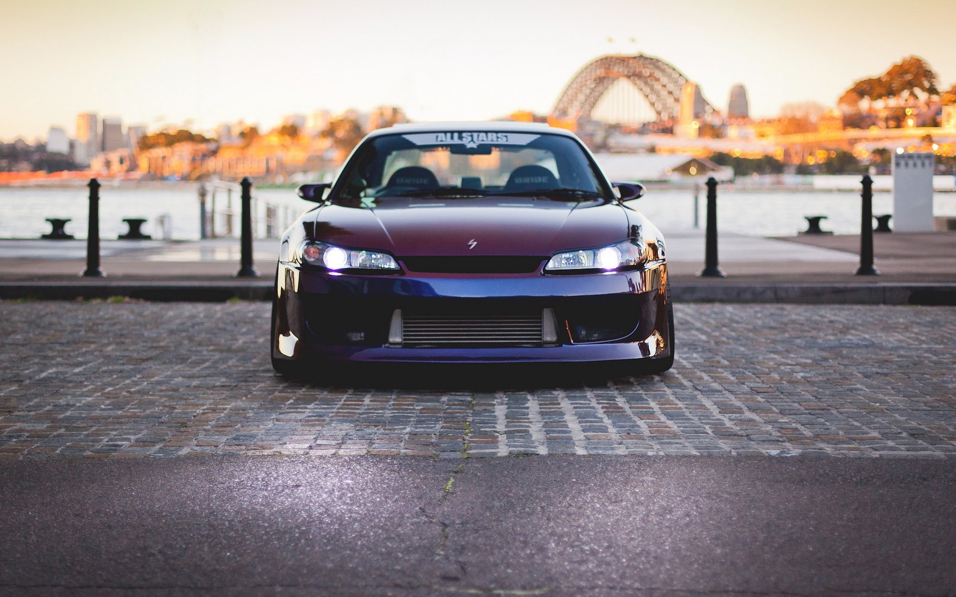 car, nissan silvia, vehicle, frontal view, Nissan Silvia S15