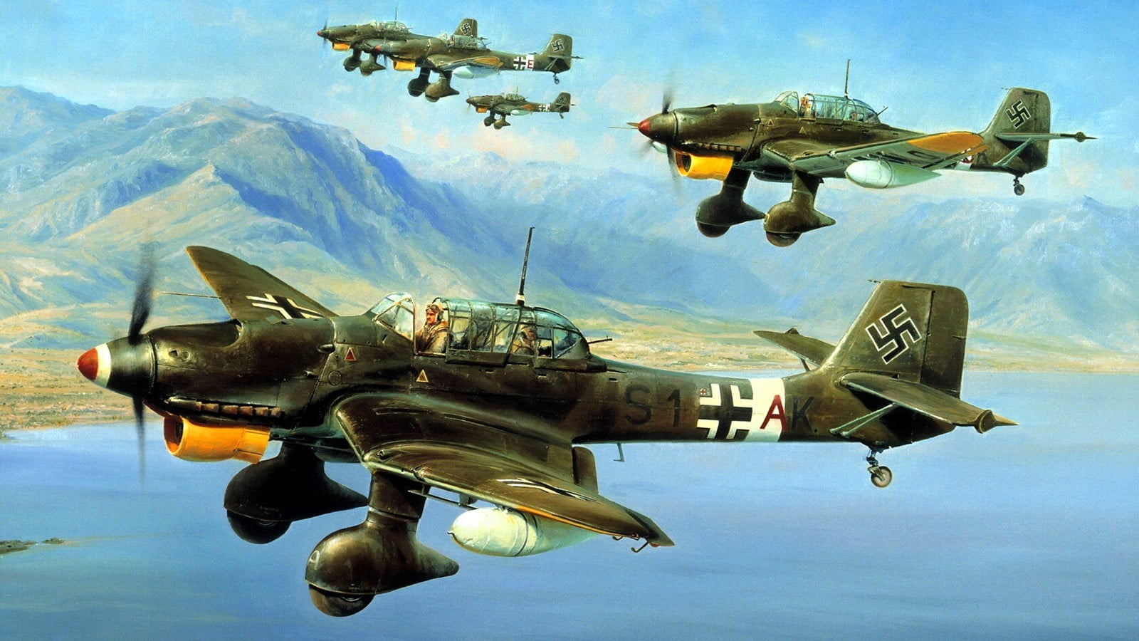 World War II, military, military aircraft, airplane, Luftwaffe