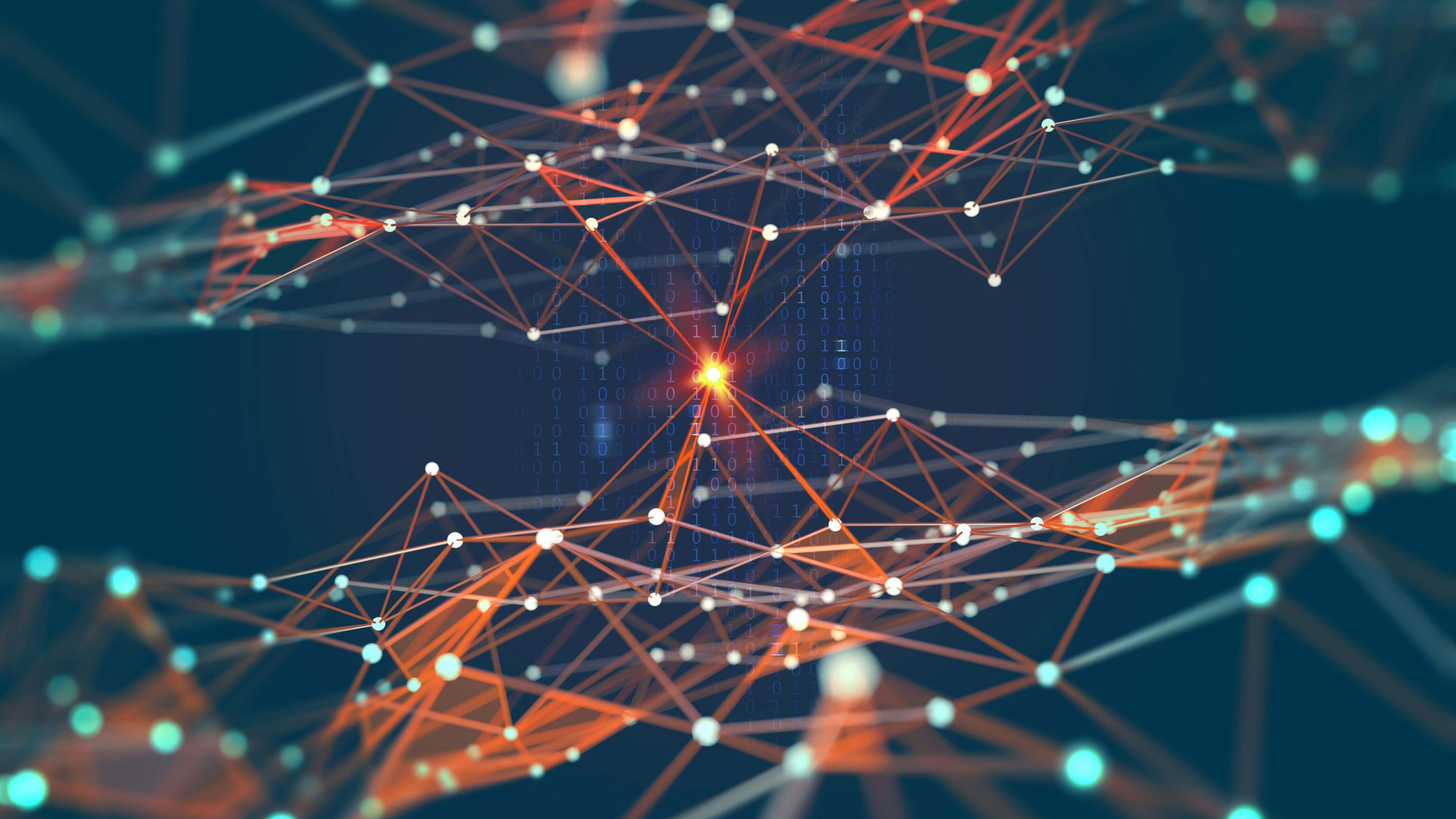 network, binary, binary code, web, connection
