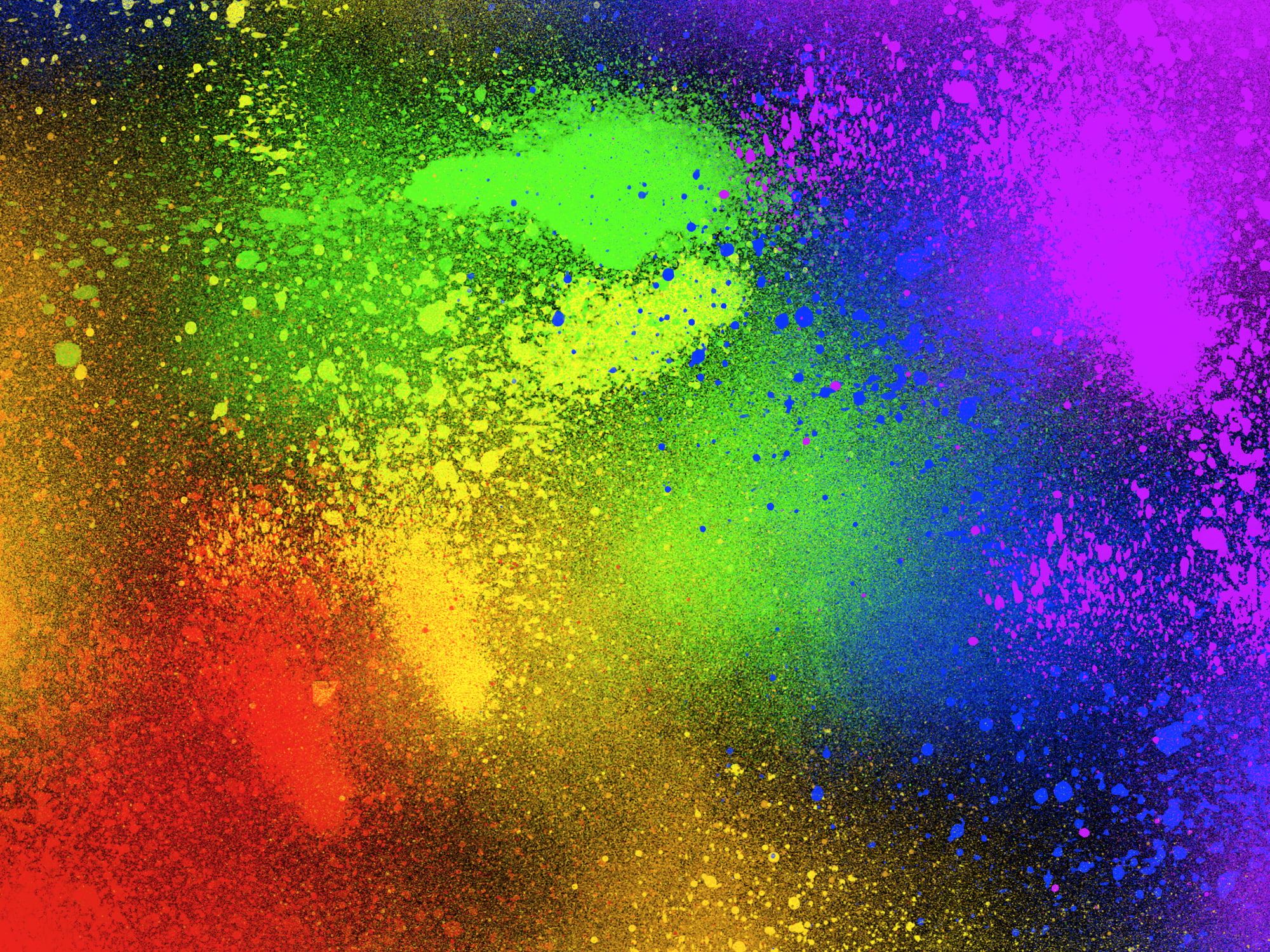 multicolored paint splash digital wallpaper, colorful, spray