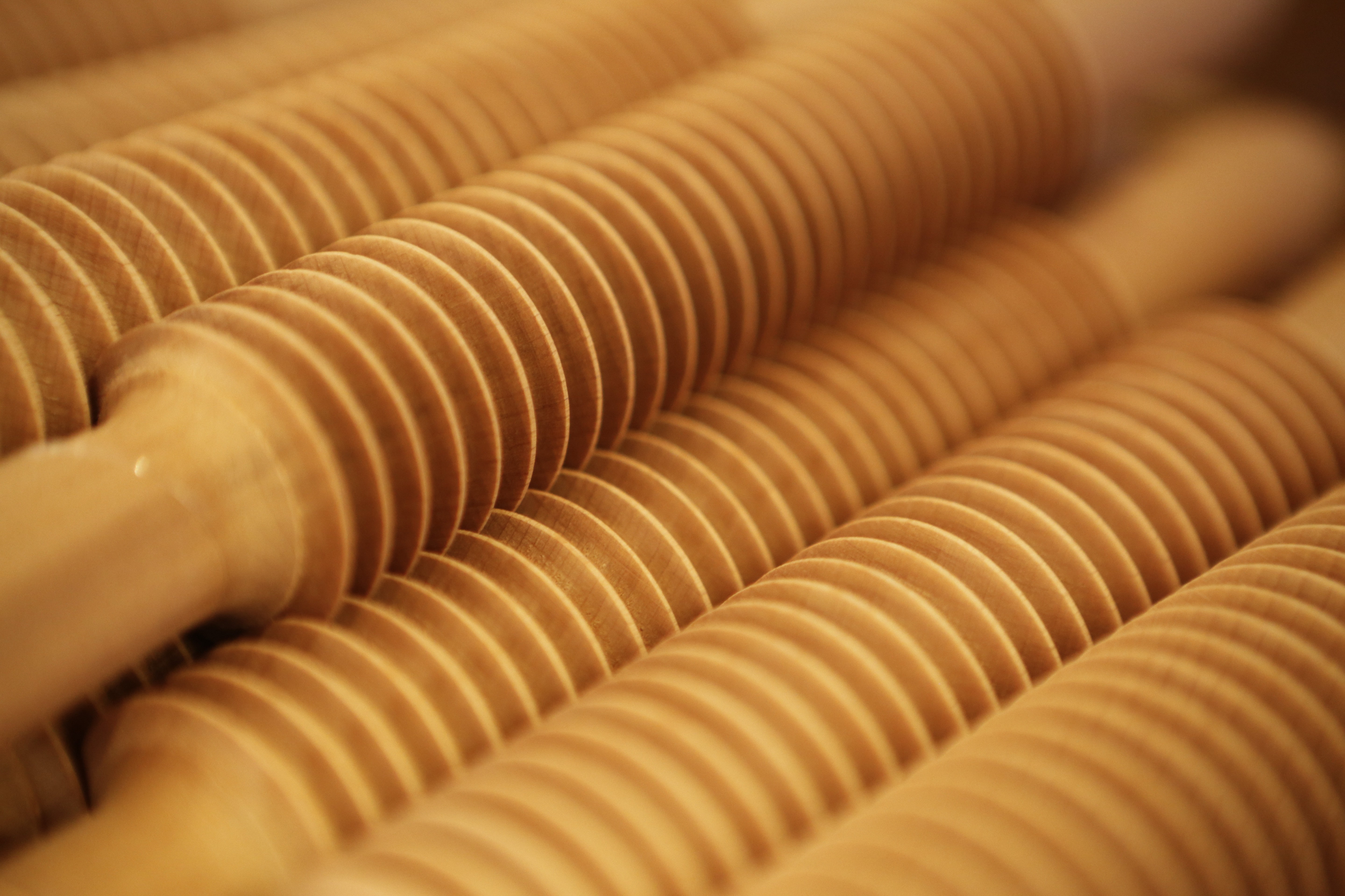 Abstract, Depth Of Field, Macro, brown wooden rolling pins