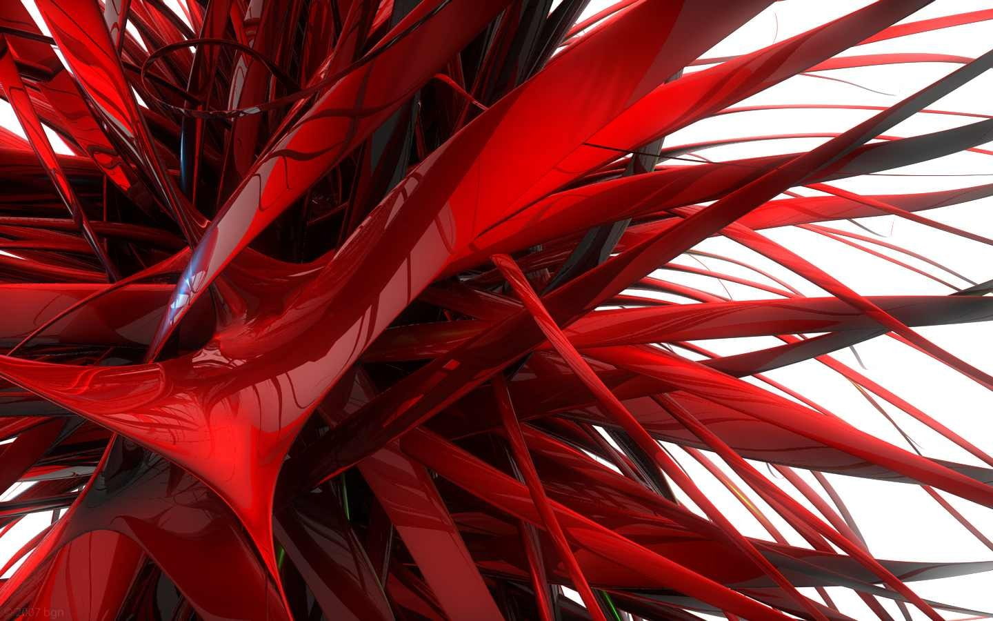 digital art, shapes, render, CGI, abstract, red, backgrounds