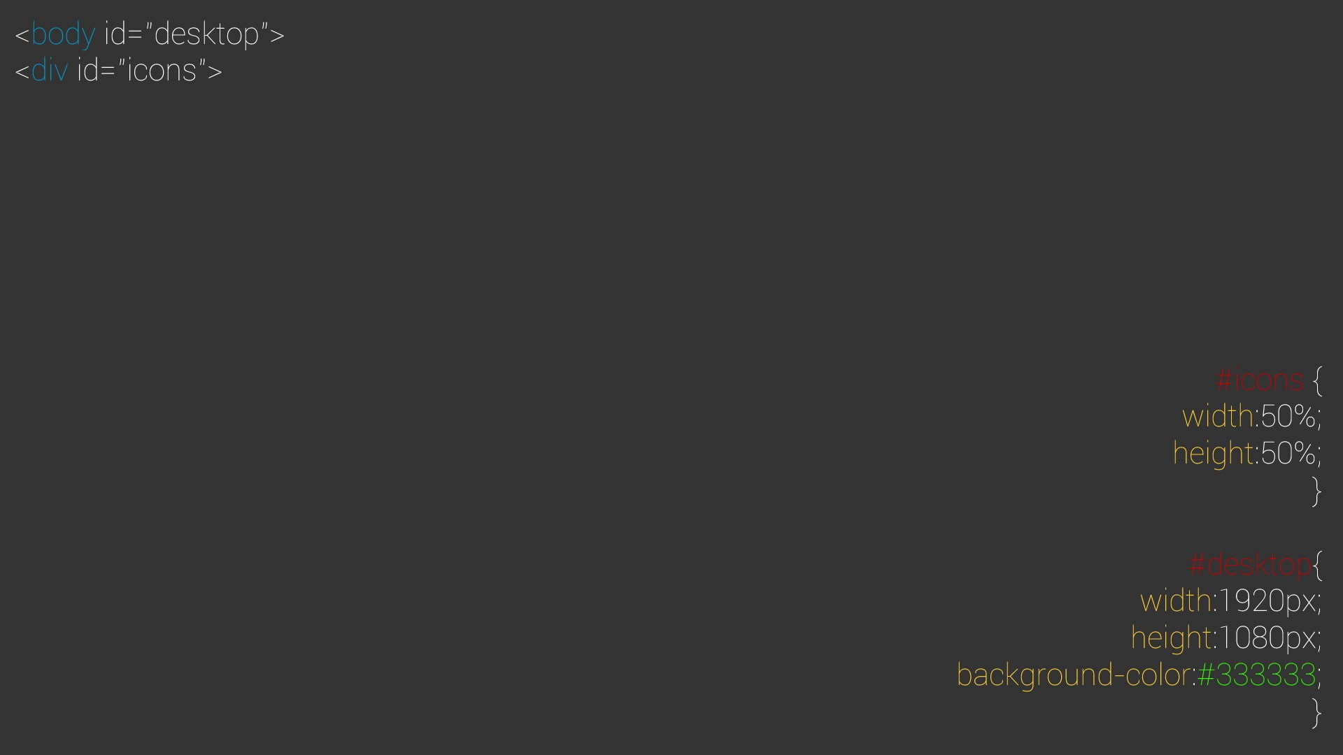 syntax highlighting, color codes, HTML, CSS