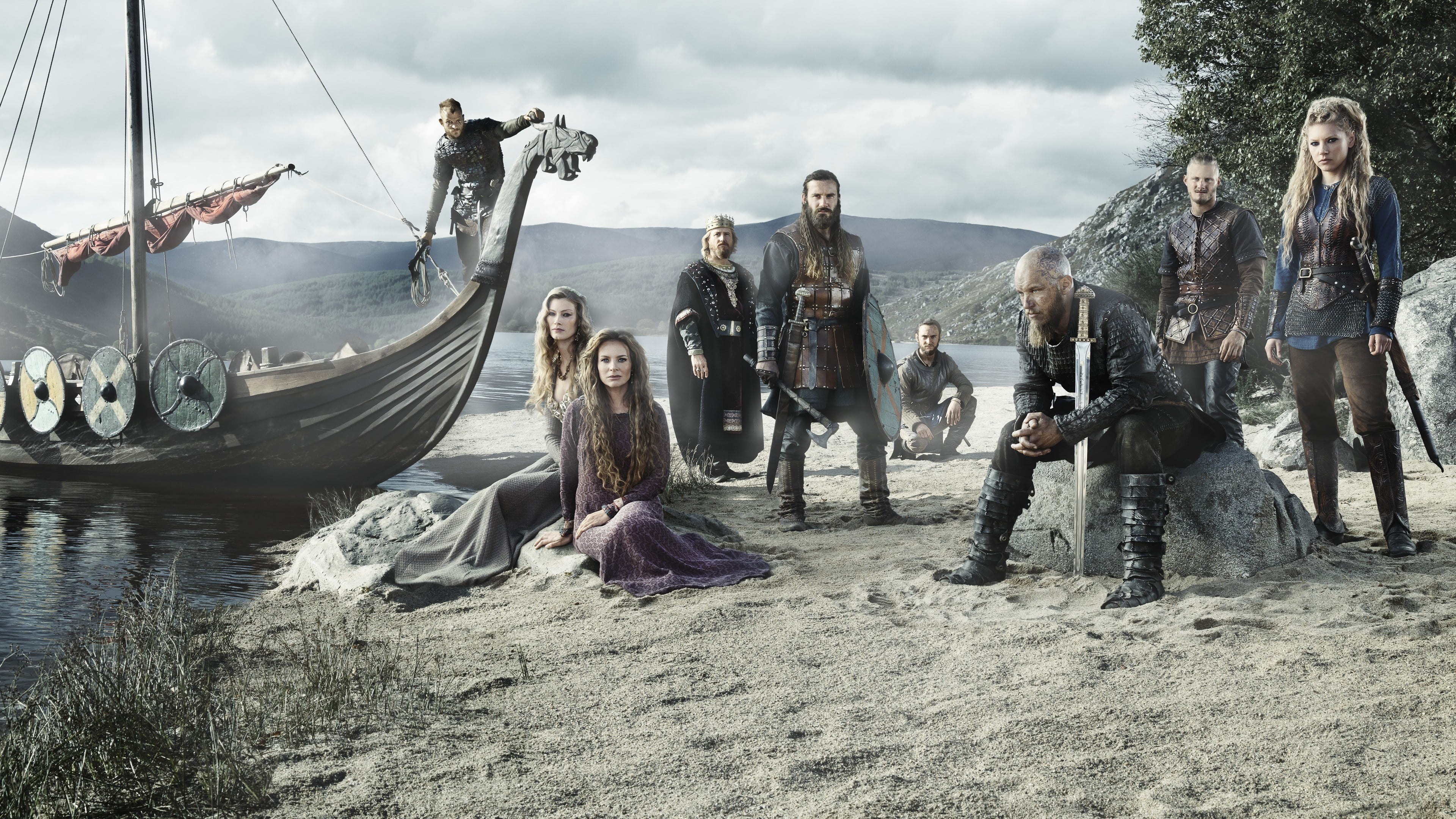 movie still screenshot, Vikings, TV, group of people, real people