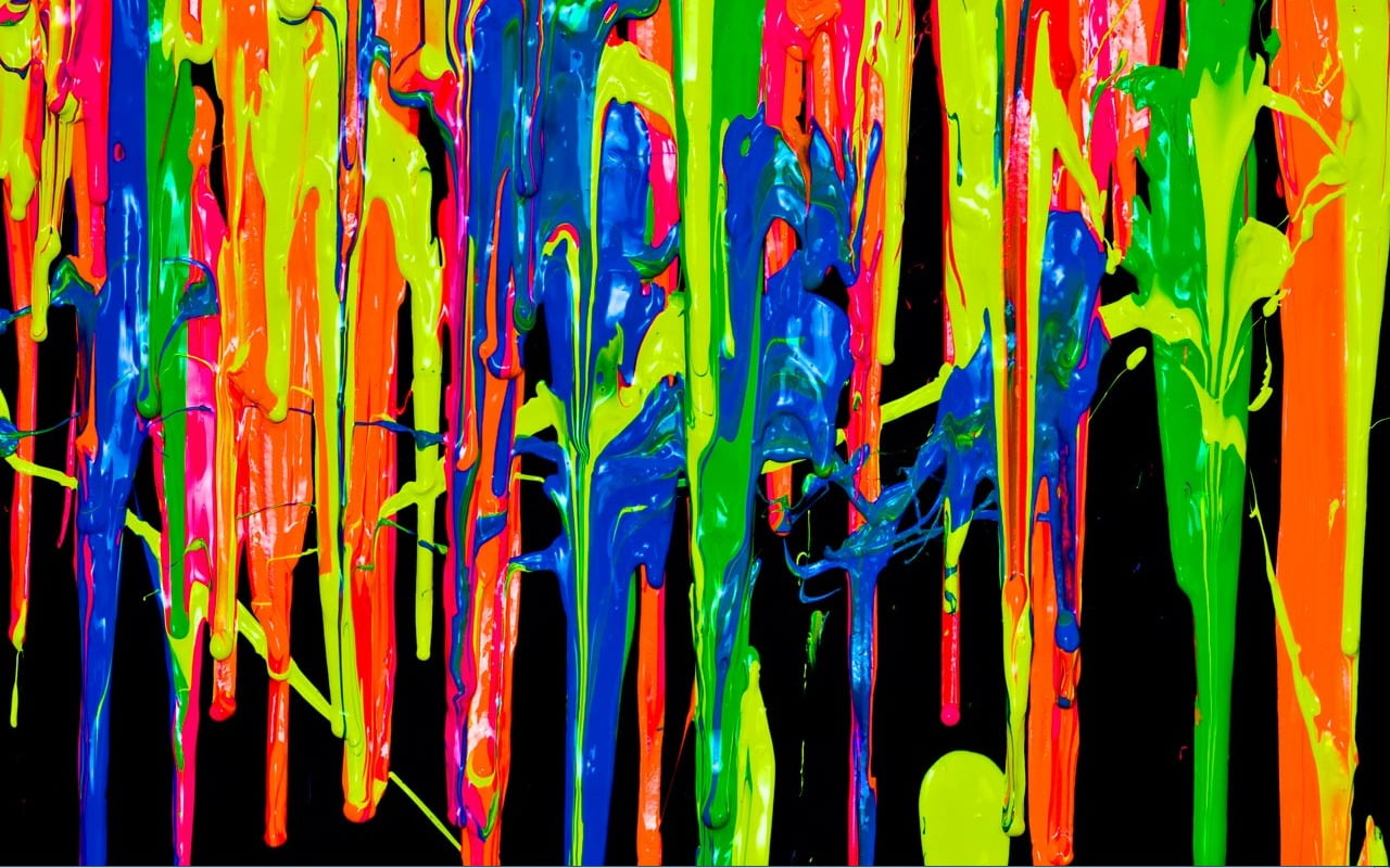 multicolored abstract painting, colorful, paint splatter, multi colored
