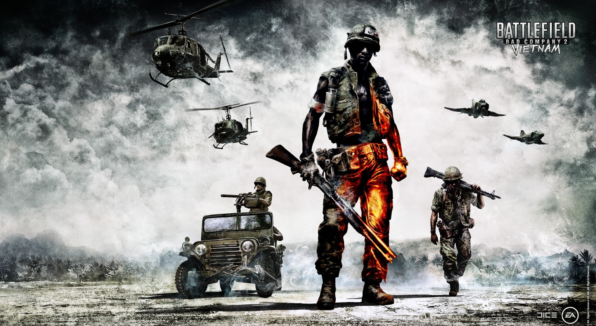 Battlefield Bad Company 2   Vietnam, Battlefield Vietnam game poster