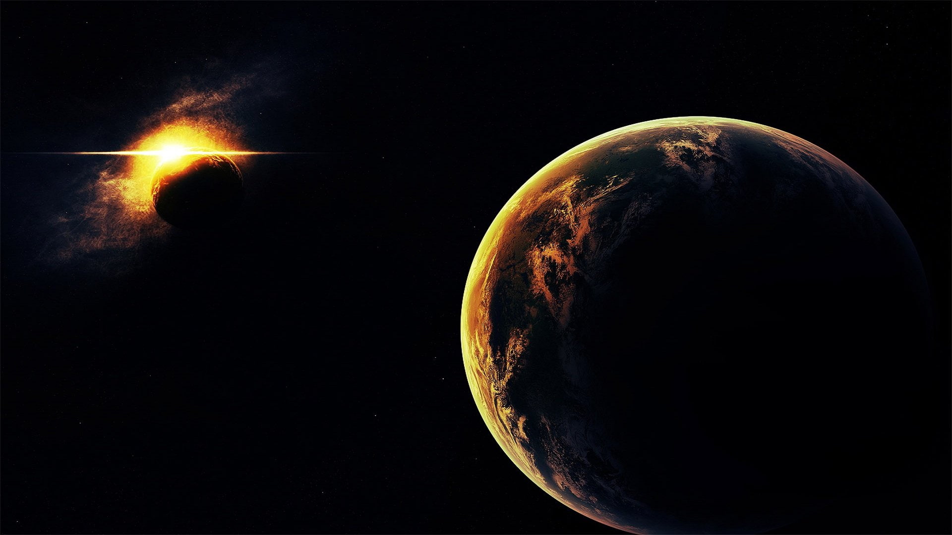 outer, planets, space