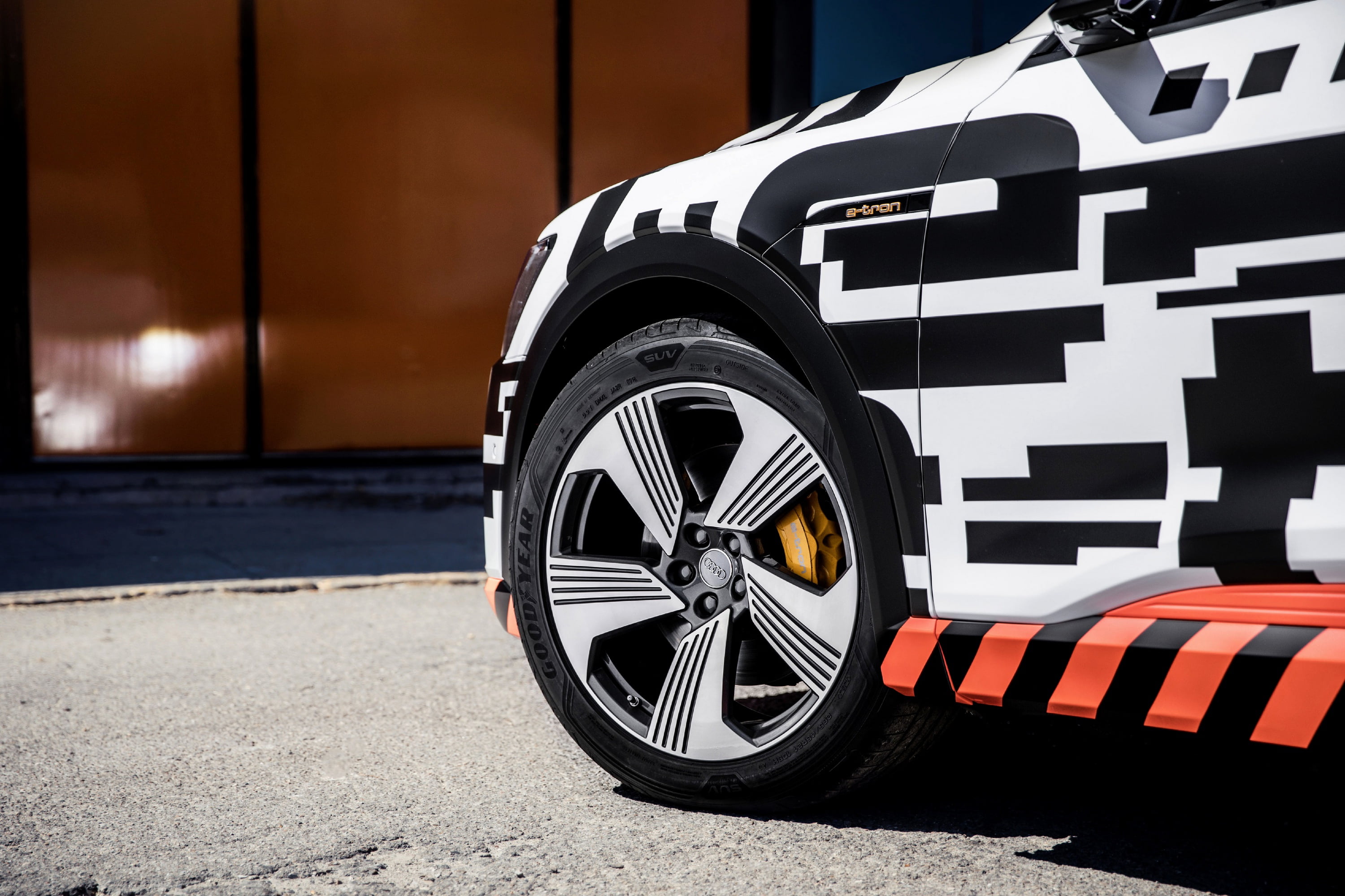Audi, wheel, disk, 2018, E-Tron Prototype