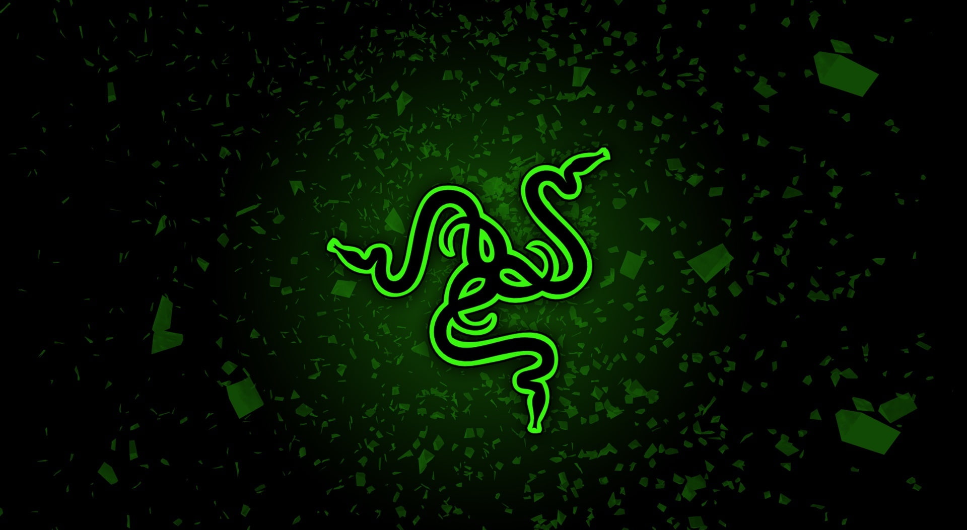 Razer United, Razer gaming logo, Computers, Others, green color