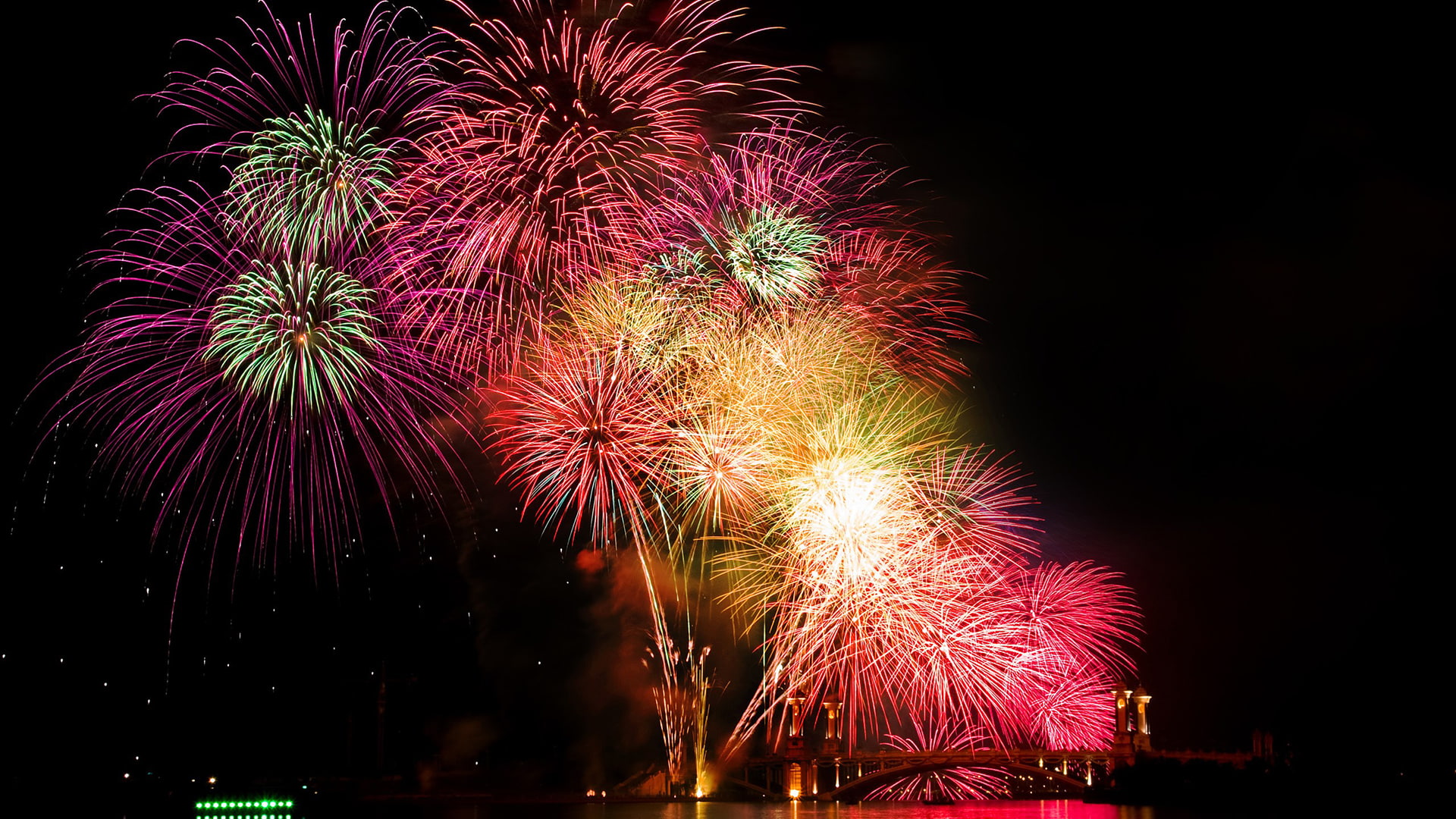 firework, july, star, night, fireworks, festival, celebration
