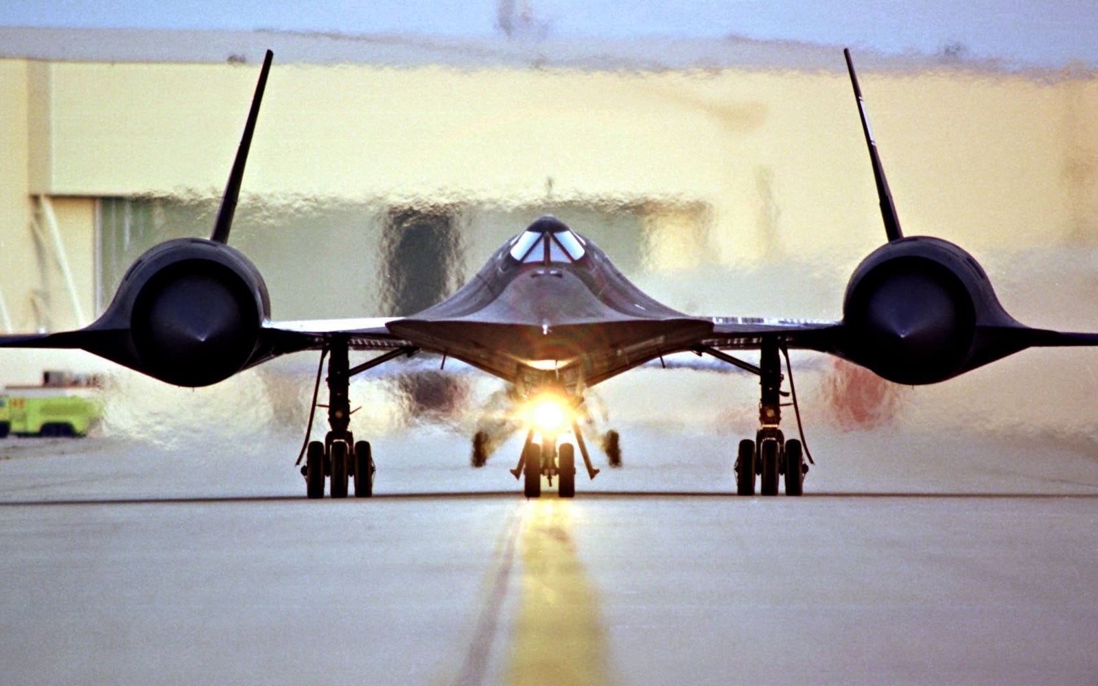 black jet fighter, Lockheed SR-71 Blackbird, airplane, military