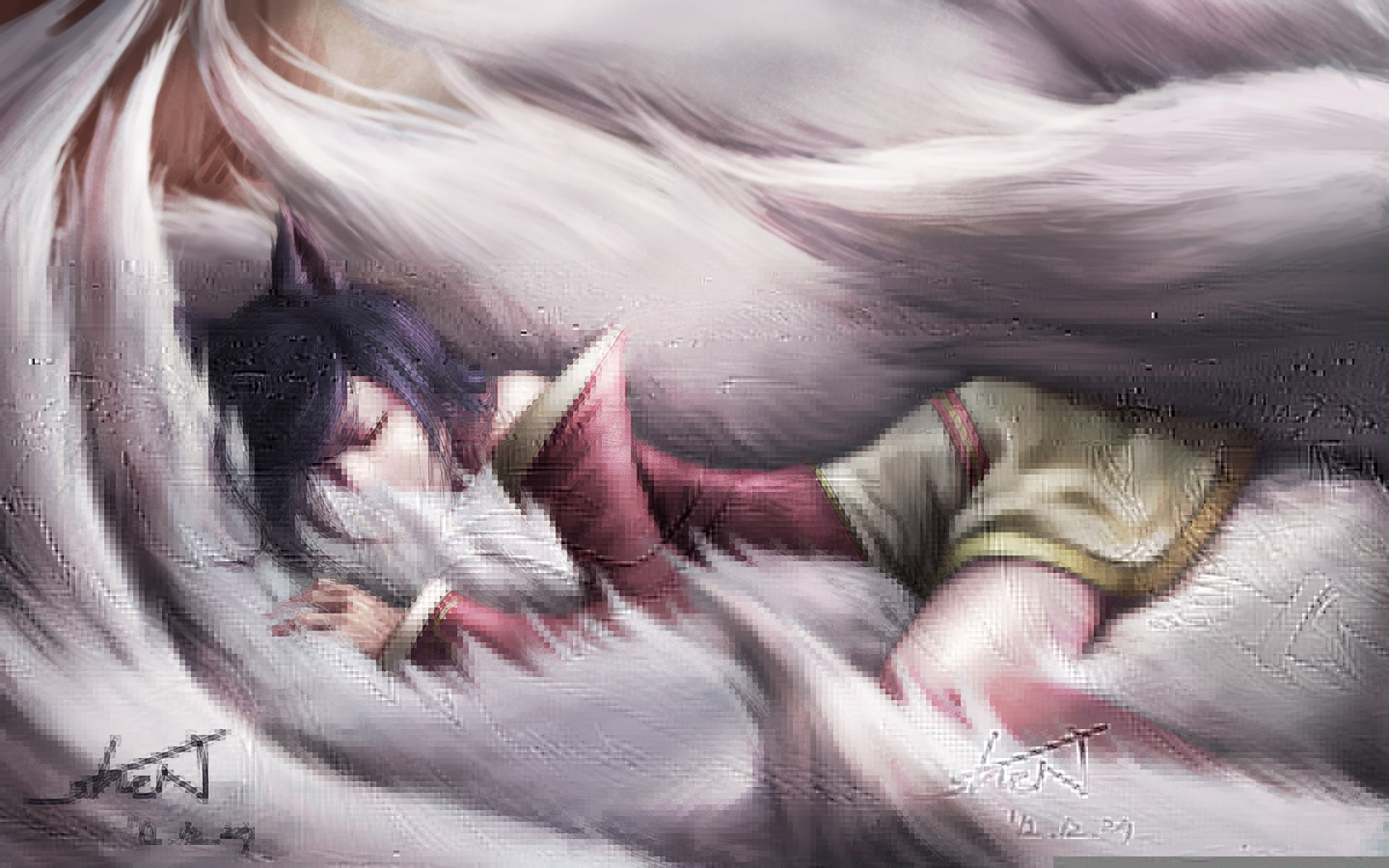 Free download | HD wallpaper: girl, sleep, art, sleeping, league of ...