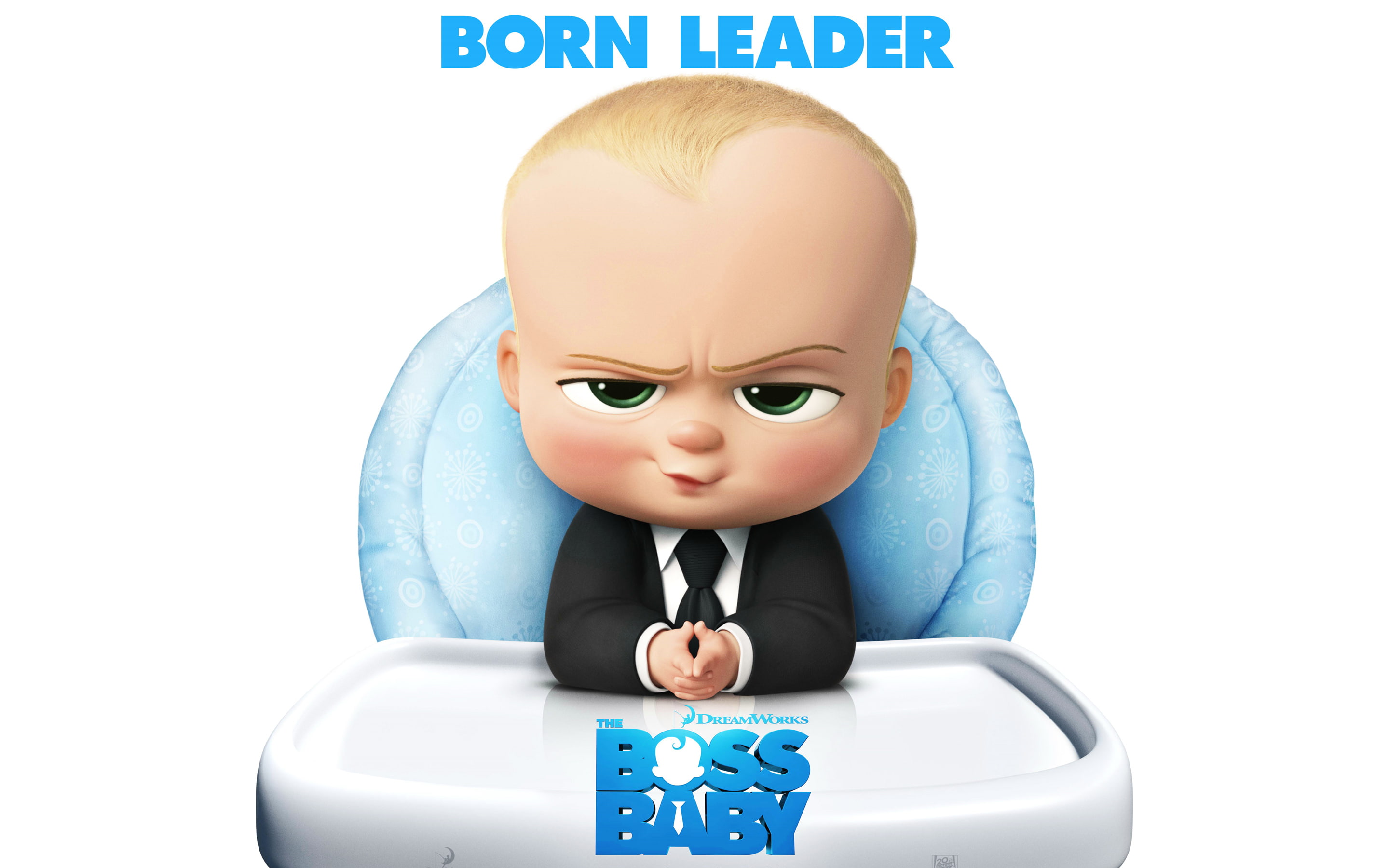 The Boss Baby 4K, indoors, childhood, studio shot, text, front view