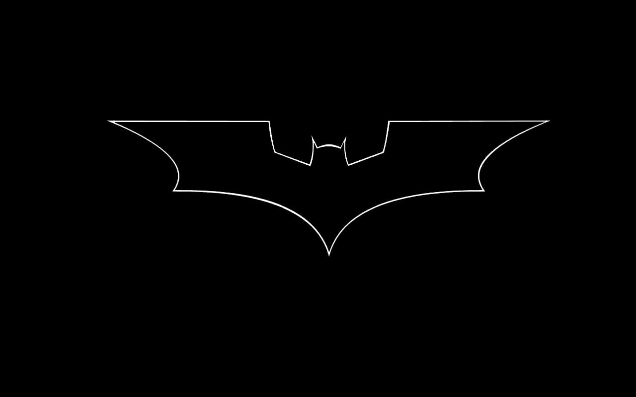 DC Batman logo, Batman Begins, bats, black, white, Batman: Arkham Knight