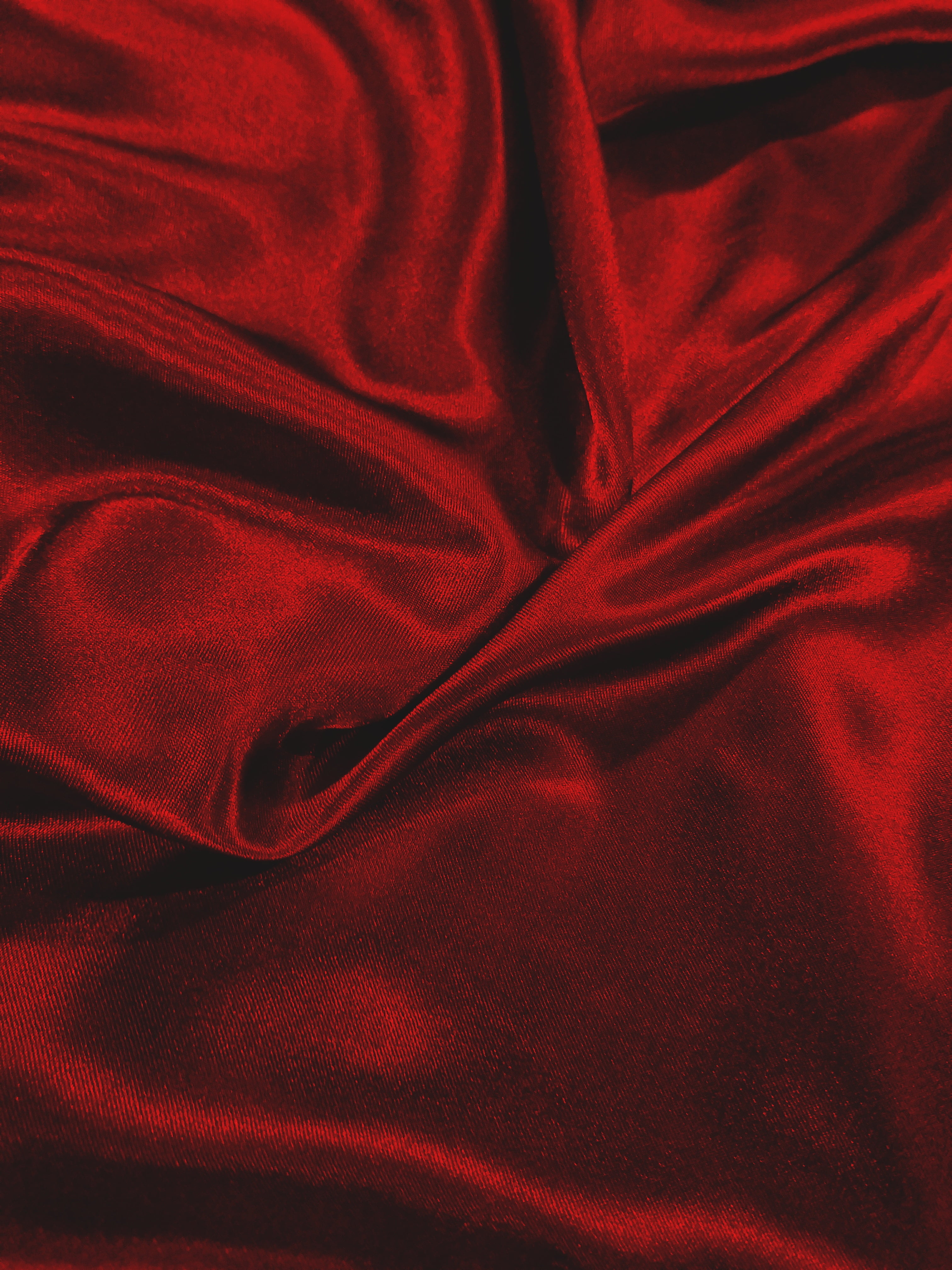 red textile, fabric, glitter, folds, satin, backgrounds, silk