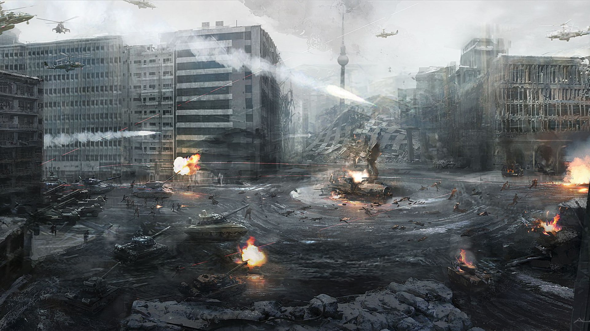 Berlin, artwork, Call of Duty: Modern Warfare 3, video games