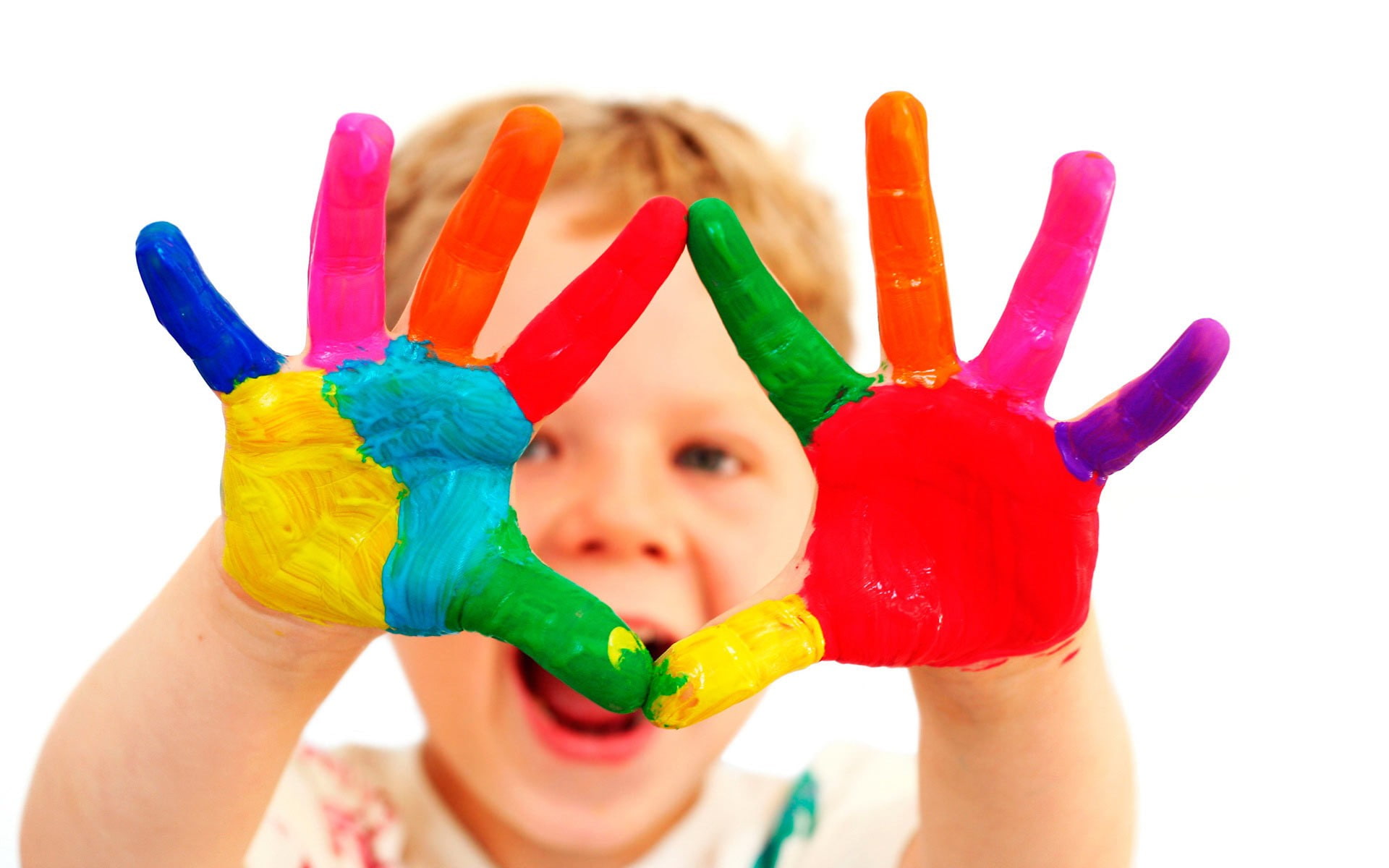children, childhood, multi colored, human hand, offspring, white background