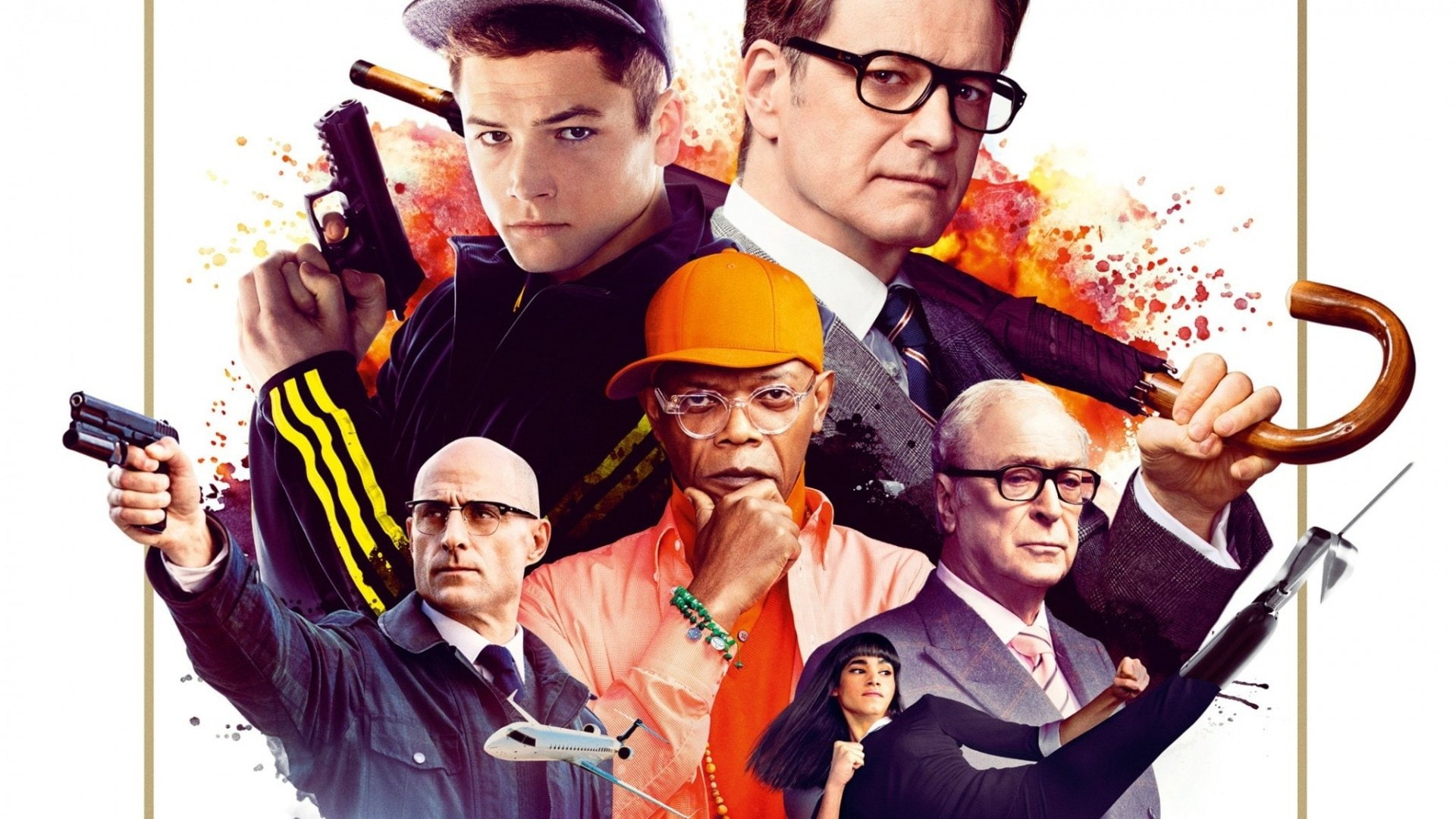 Movie, Kingsman: The Secret Service, Colin Firth, Mark Strong