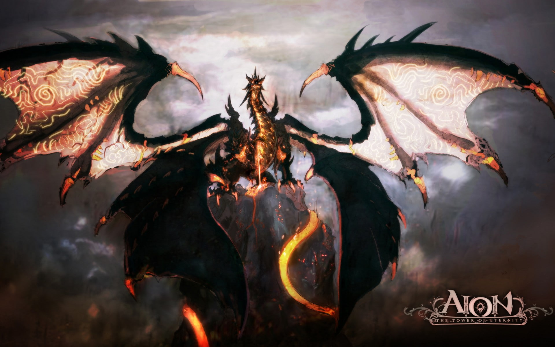 Aion, dragon, fantasy Art, Tiamat