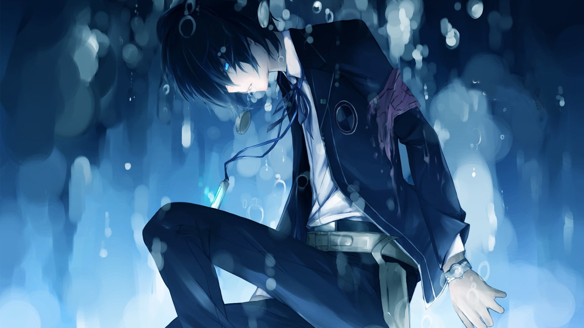black haired guy anime character, manga, Persona series, one person