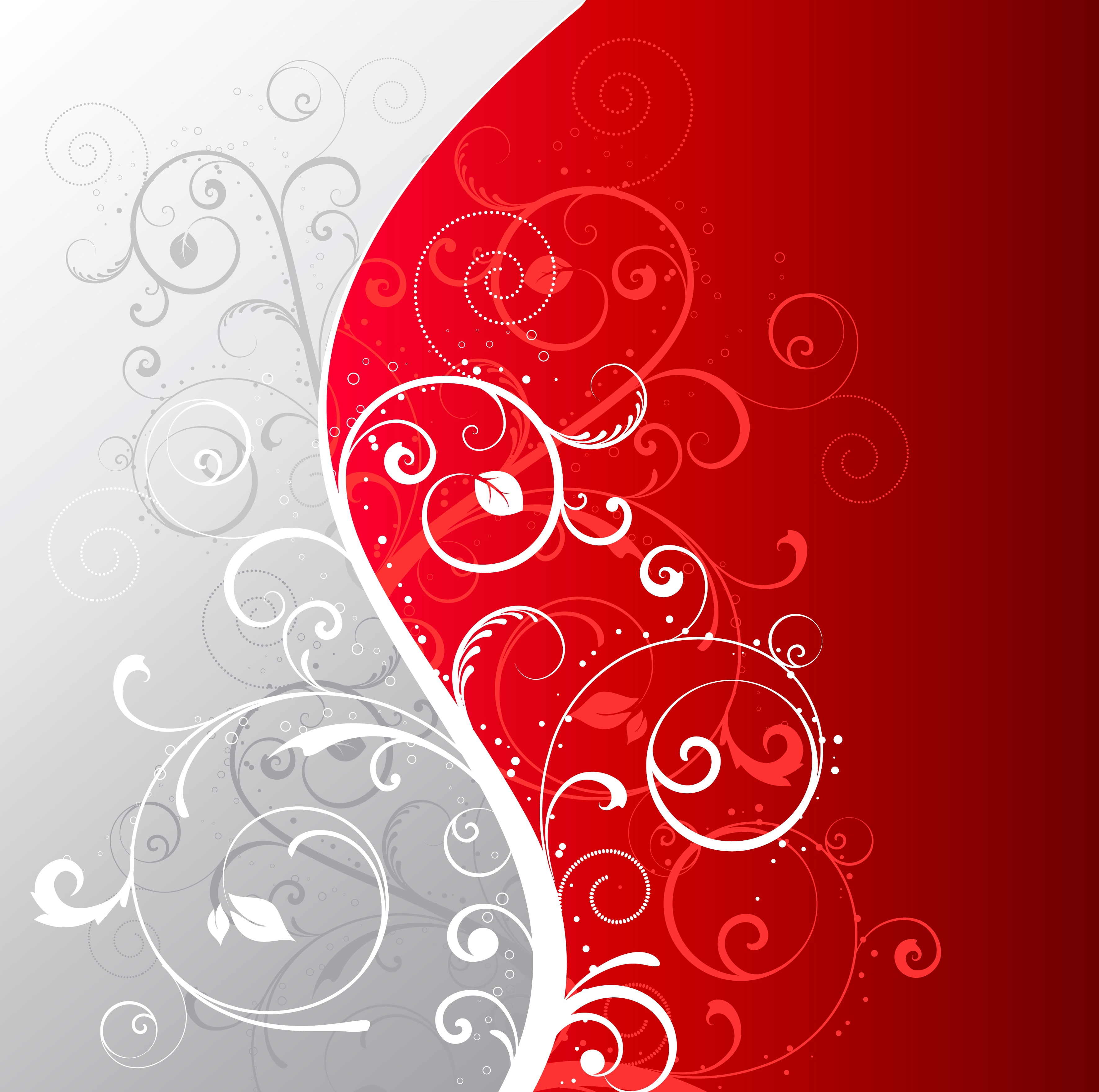 texture, abstract, red background, plant, floral