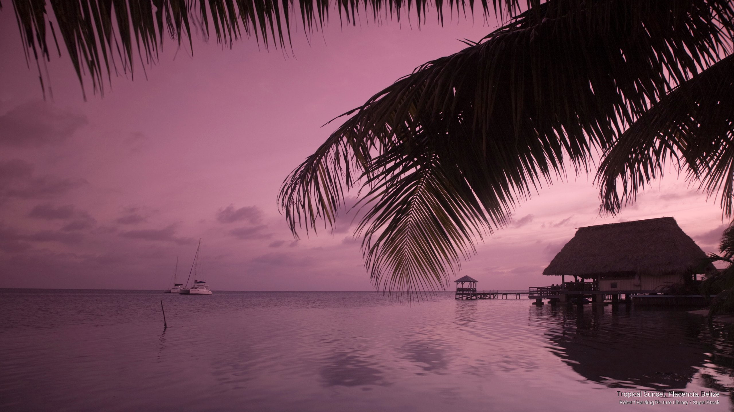 Tropical Sunset, Placencia, Belize, Beaches