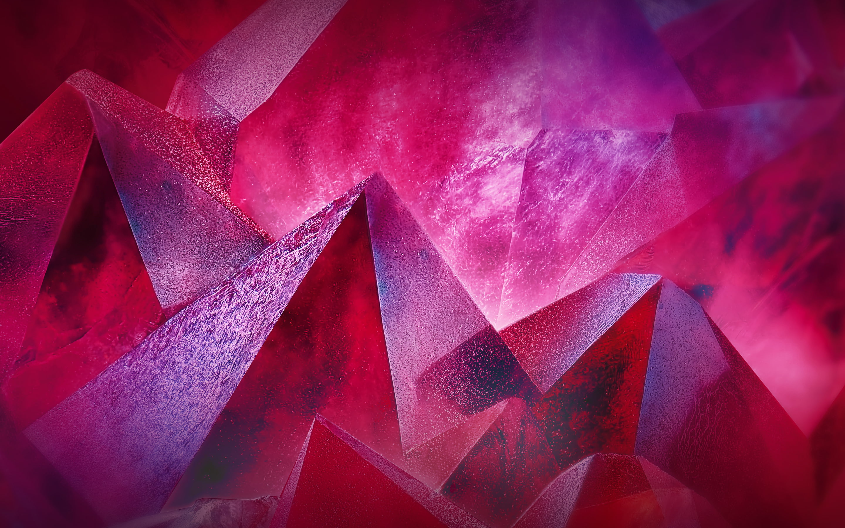 Pink Crystals, no people, pink color, close-up, full frame, backgrounds
