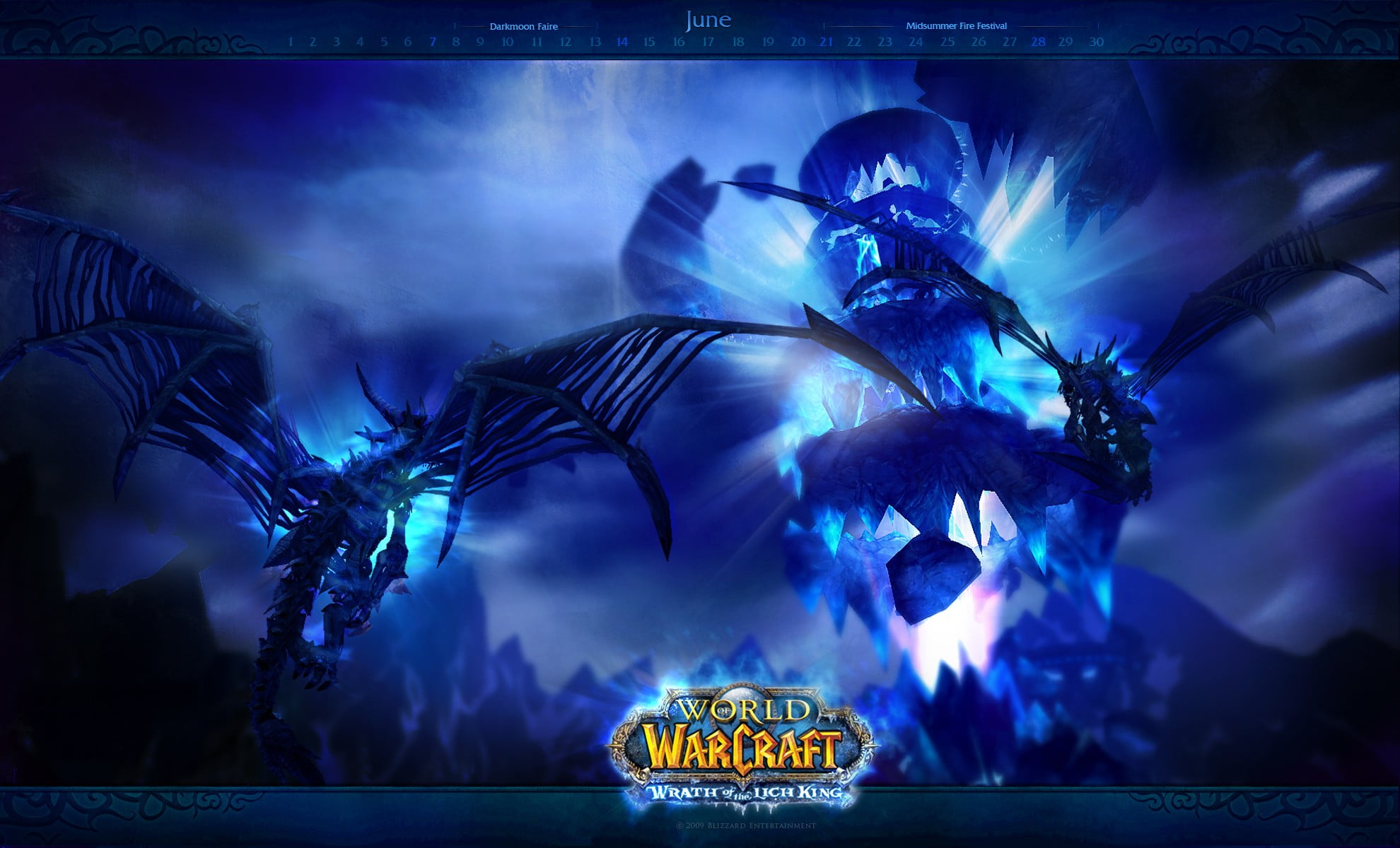 black flat screen computer monitor, World of Warcraft: Wrath of the Lich King
