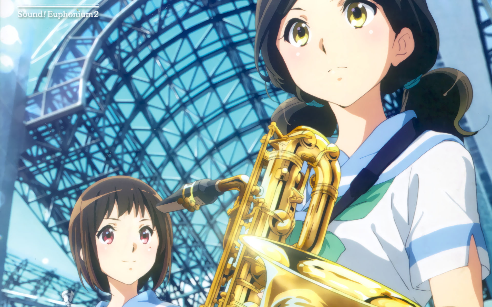 Free download | HD wallpaper: Anime, Sound! Euphonium, Haruka Ogasawara,  Kaori Nakaseko | Wallpaper Flare