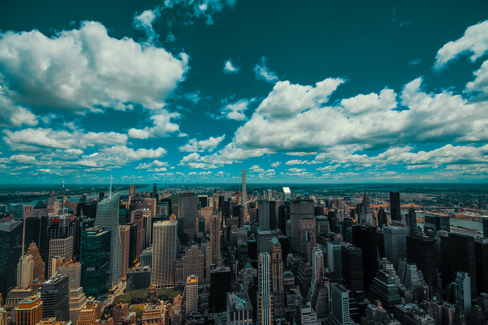 aerial photography of city skyline during daytime, New York City