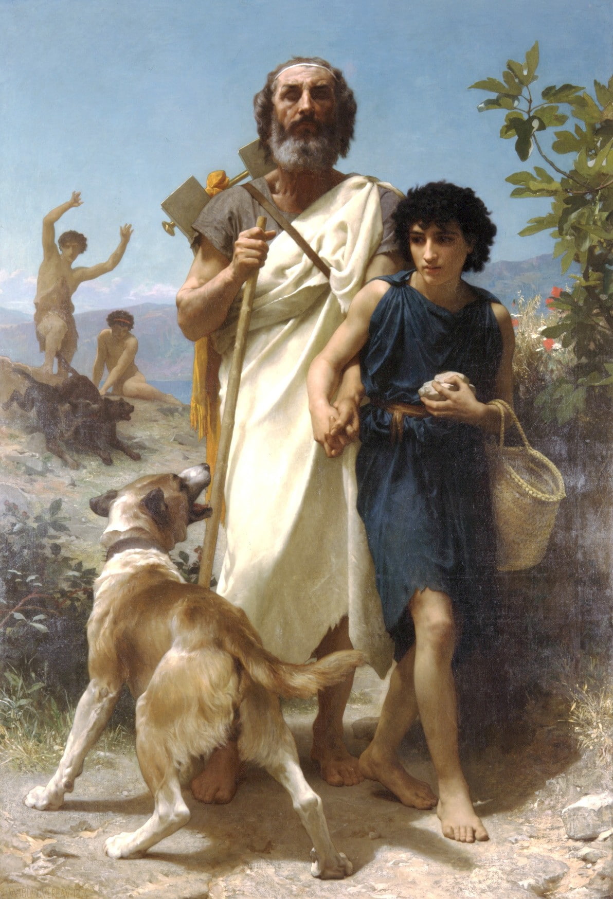 classic art, painting, history, Greek mythology, William-Adolphe Bouguereau