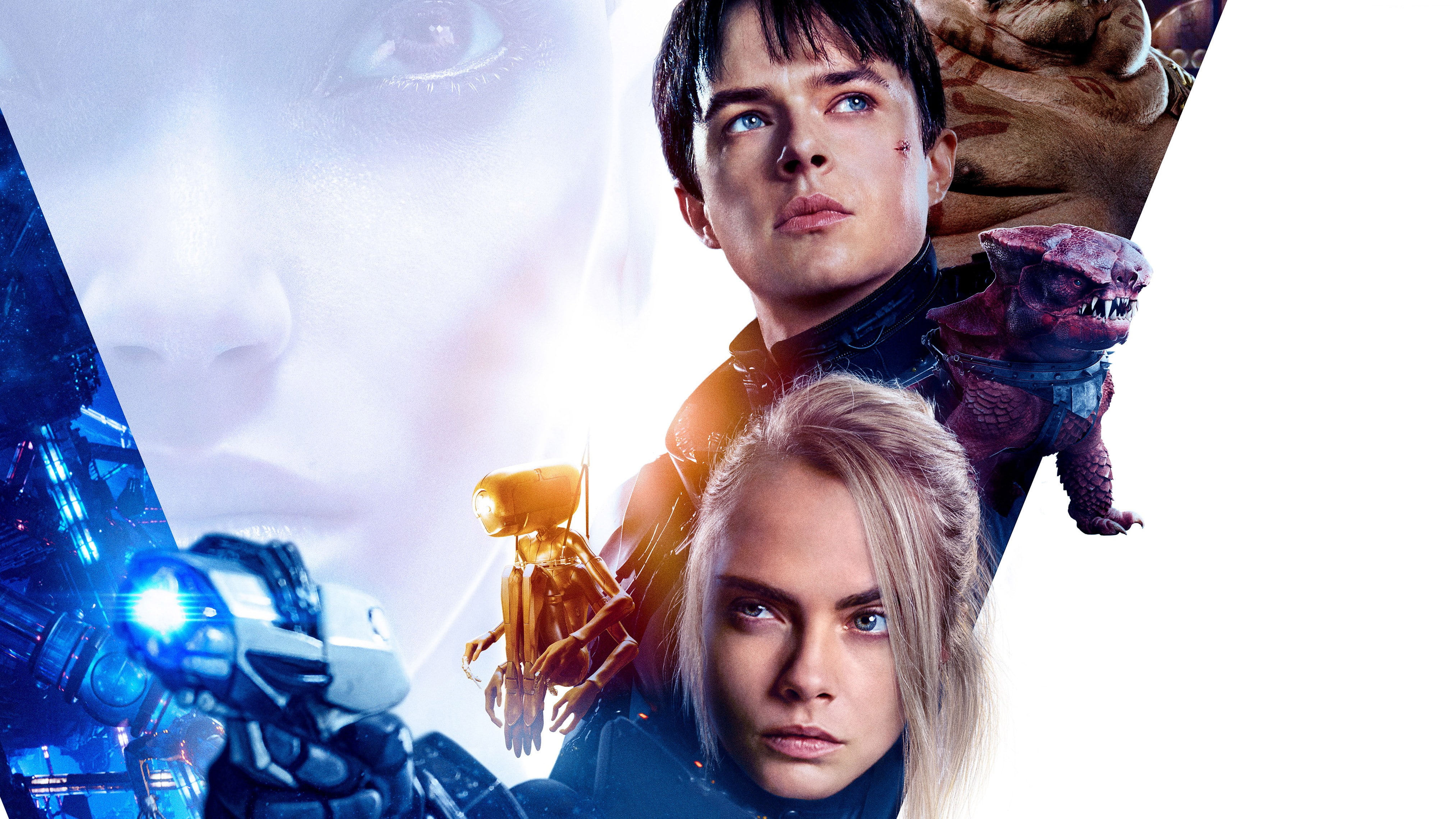 4k, Dane DeHaan, Cara Delevingne, Valerian and the City of a Thousand Planets