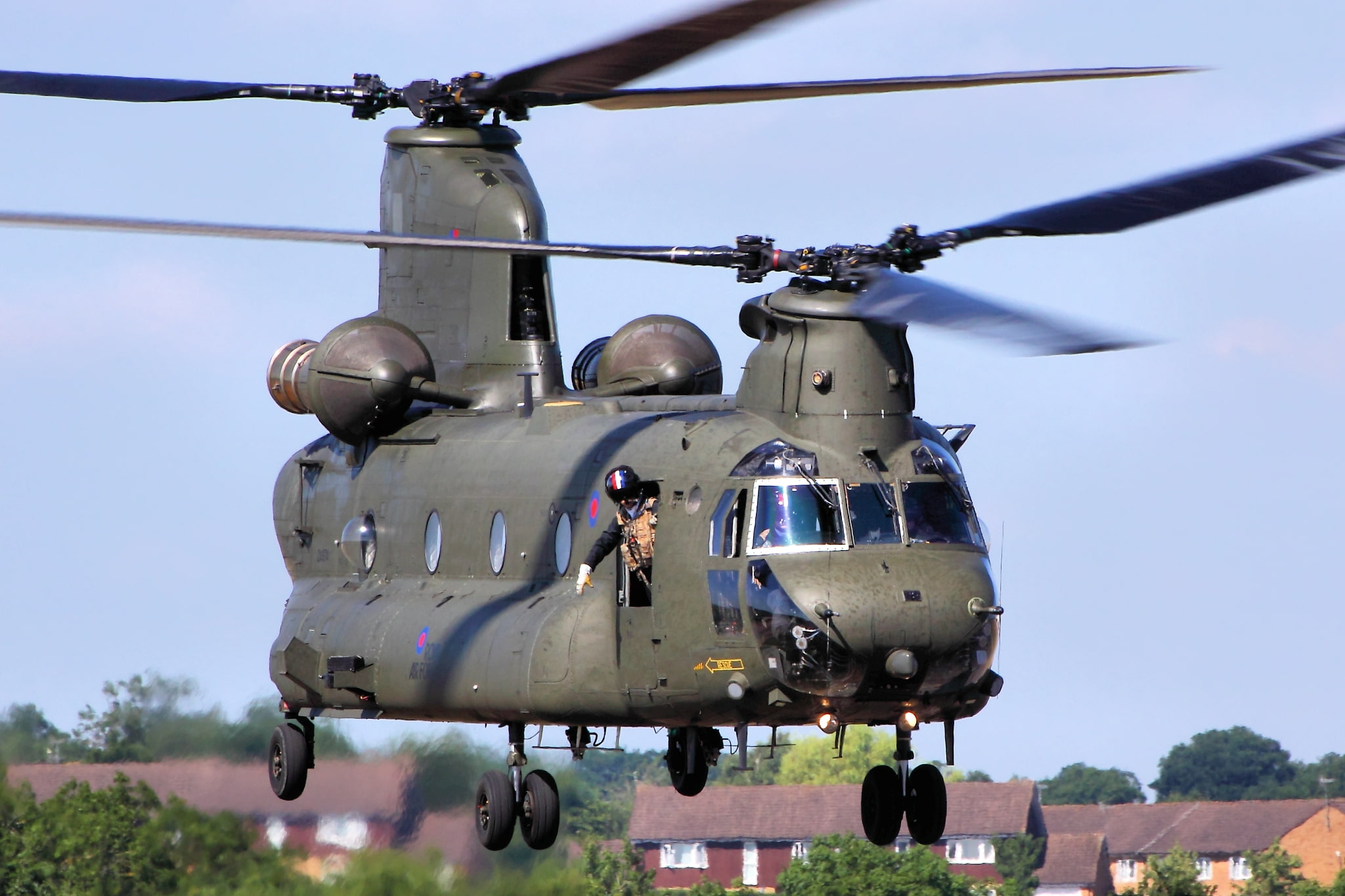 chinook, helicopter, military, transport