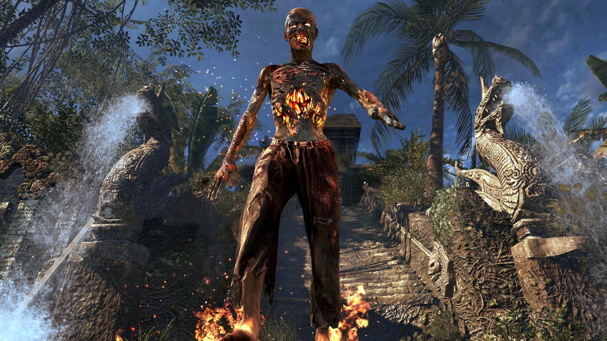 cod  android, statue, representation, sculpture, tree, human representation