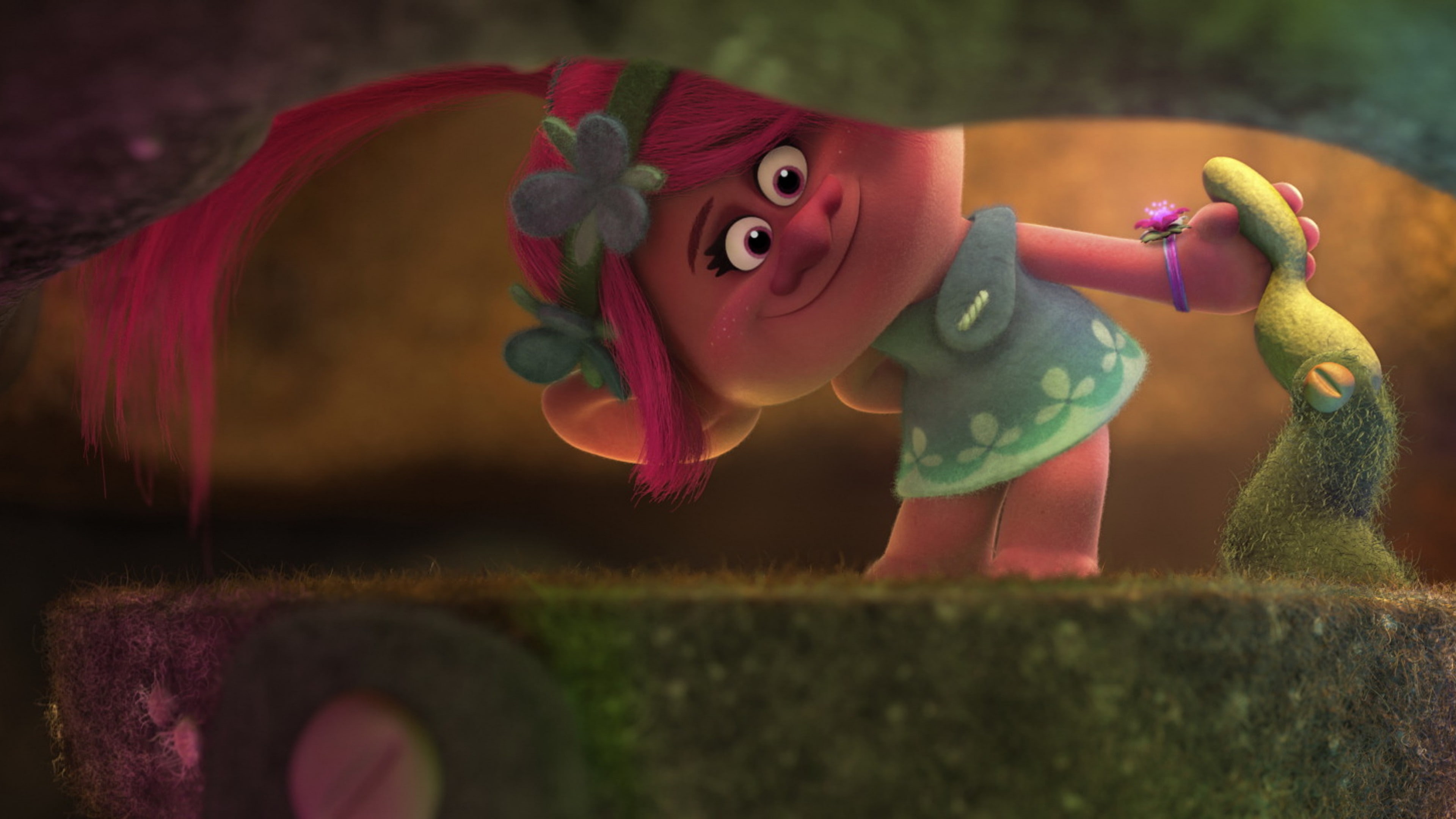 girl trolls character digital wallpaper, best Animation movies of 2016