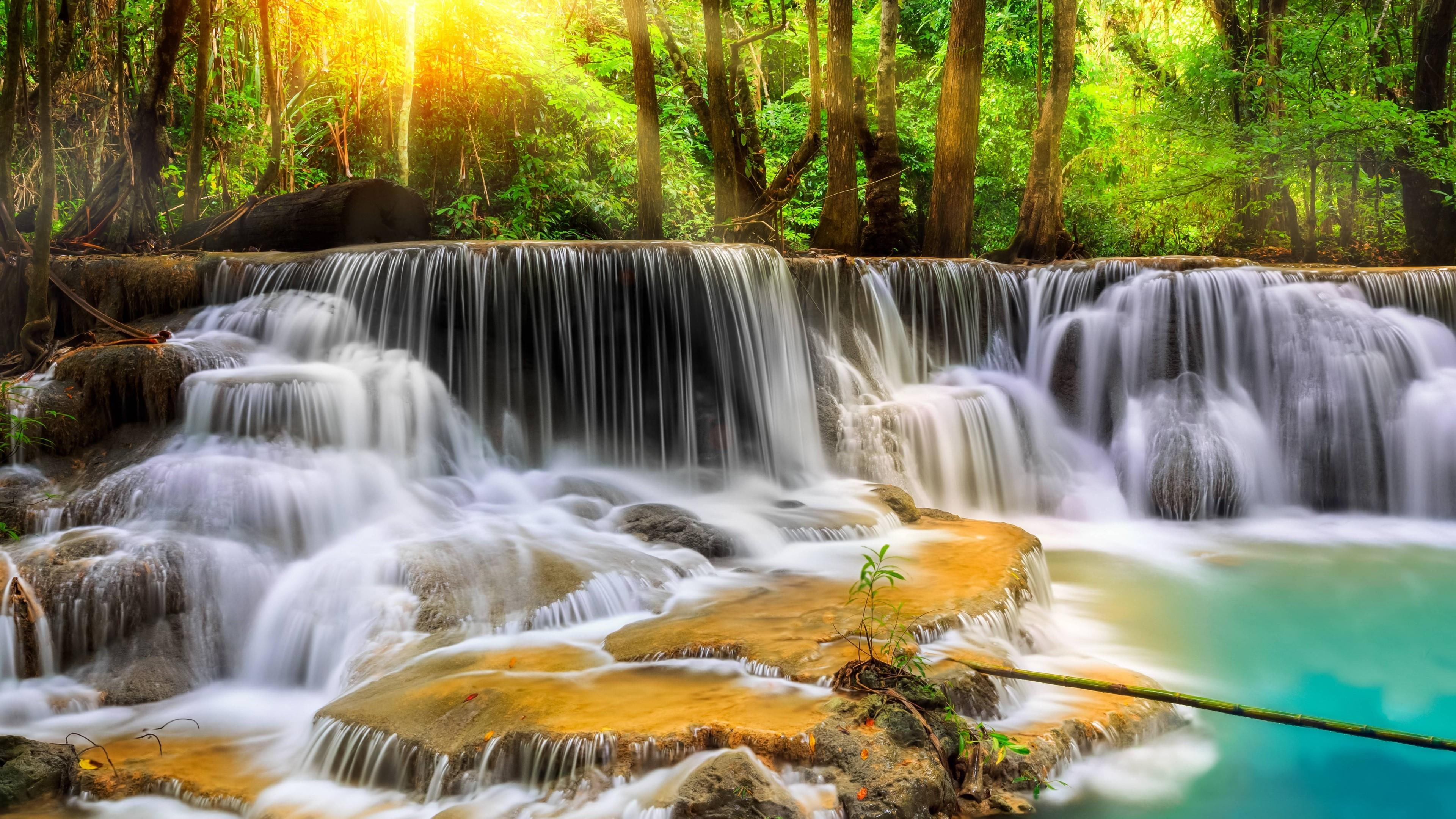 cascada, naturaleza, rio, selva, scenics - nature, waterfall