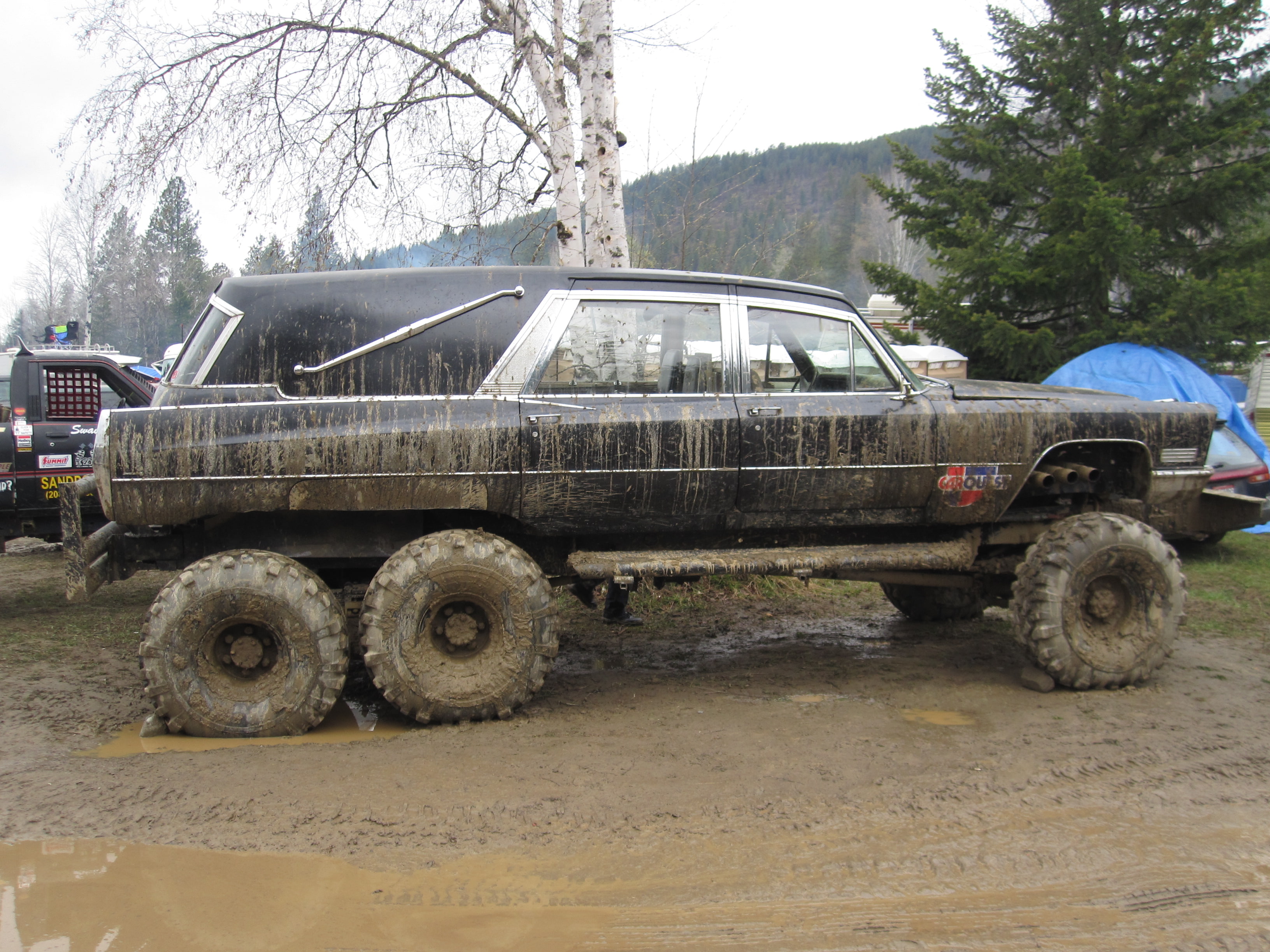 6x6, cadillac, monster truck, mud bogging, offroad, race, racing