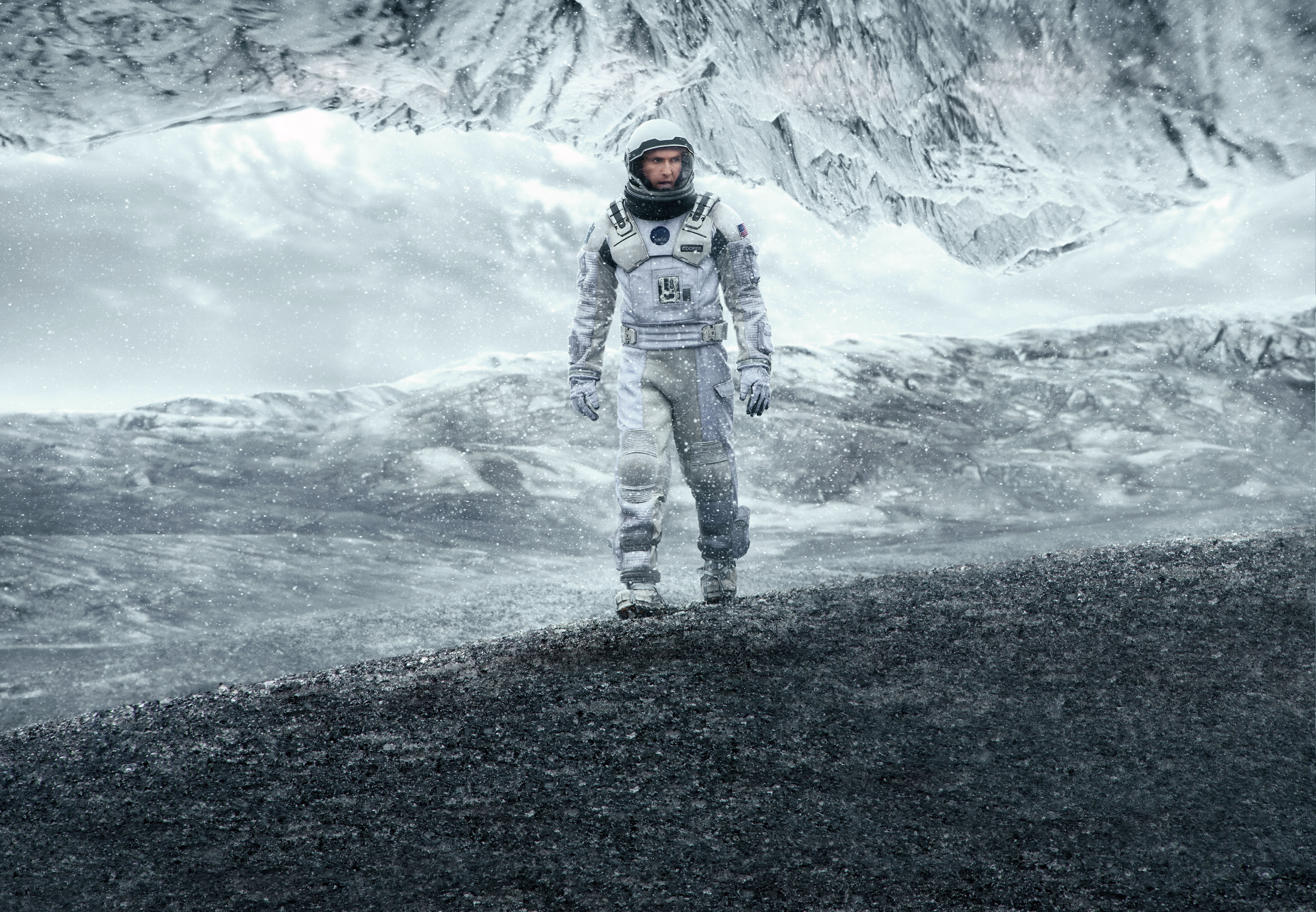 Cooper, NASA, Winter, Legendary Pictures, Planet, Snow, Grey