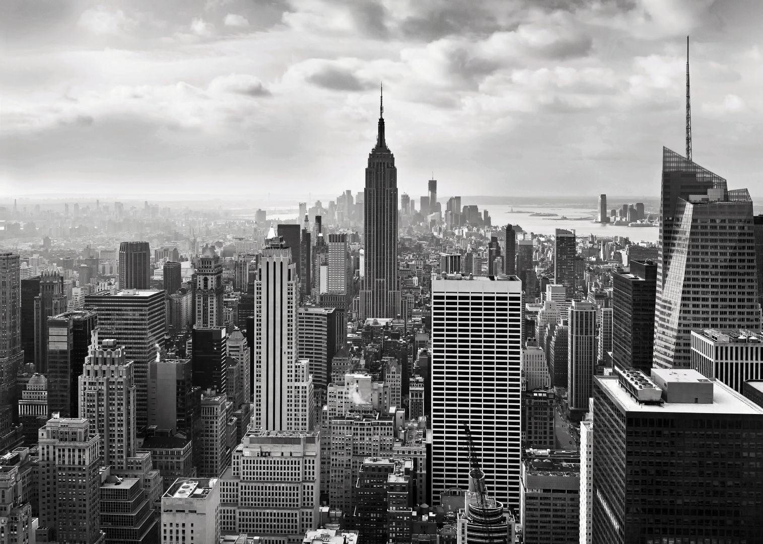 New York City, monochrome, cityscape, building exterior, architecture