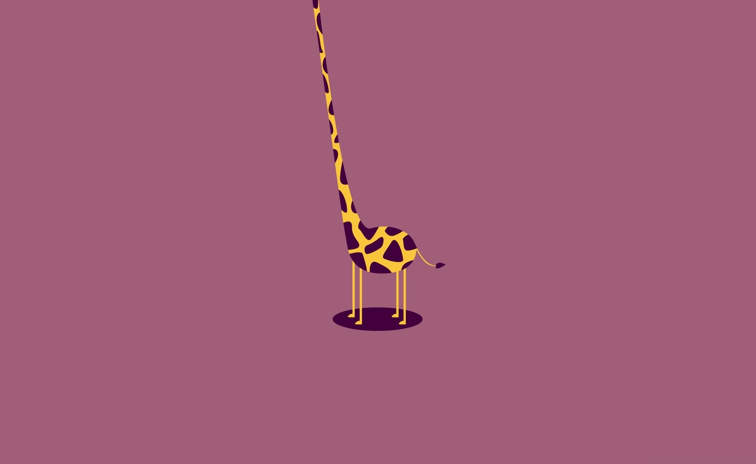 Free download | HD wallpaper: Giraffe Vector Art, giraffe illustration ...