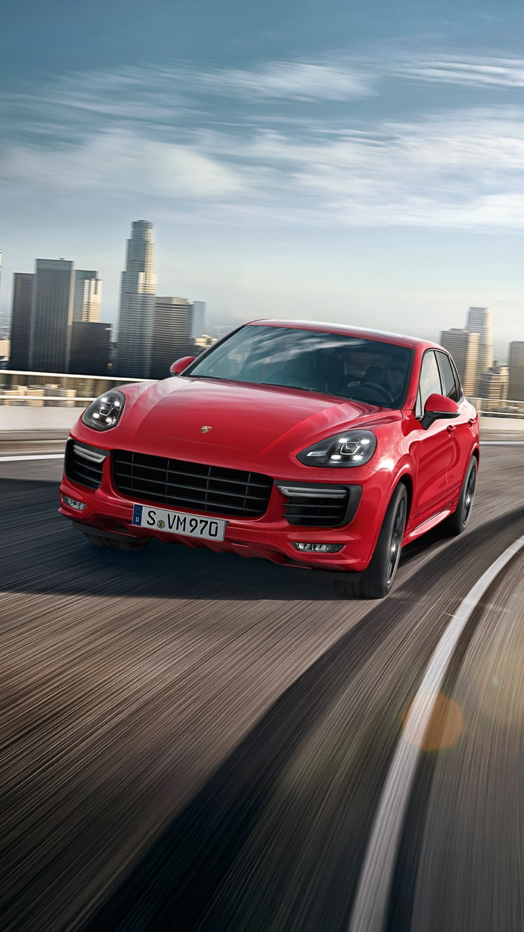 Porsche Cayenne V6 2015, red Ferrari car, Cars, speed, motor vehicle