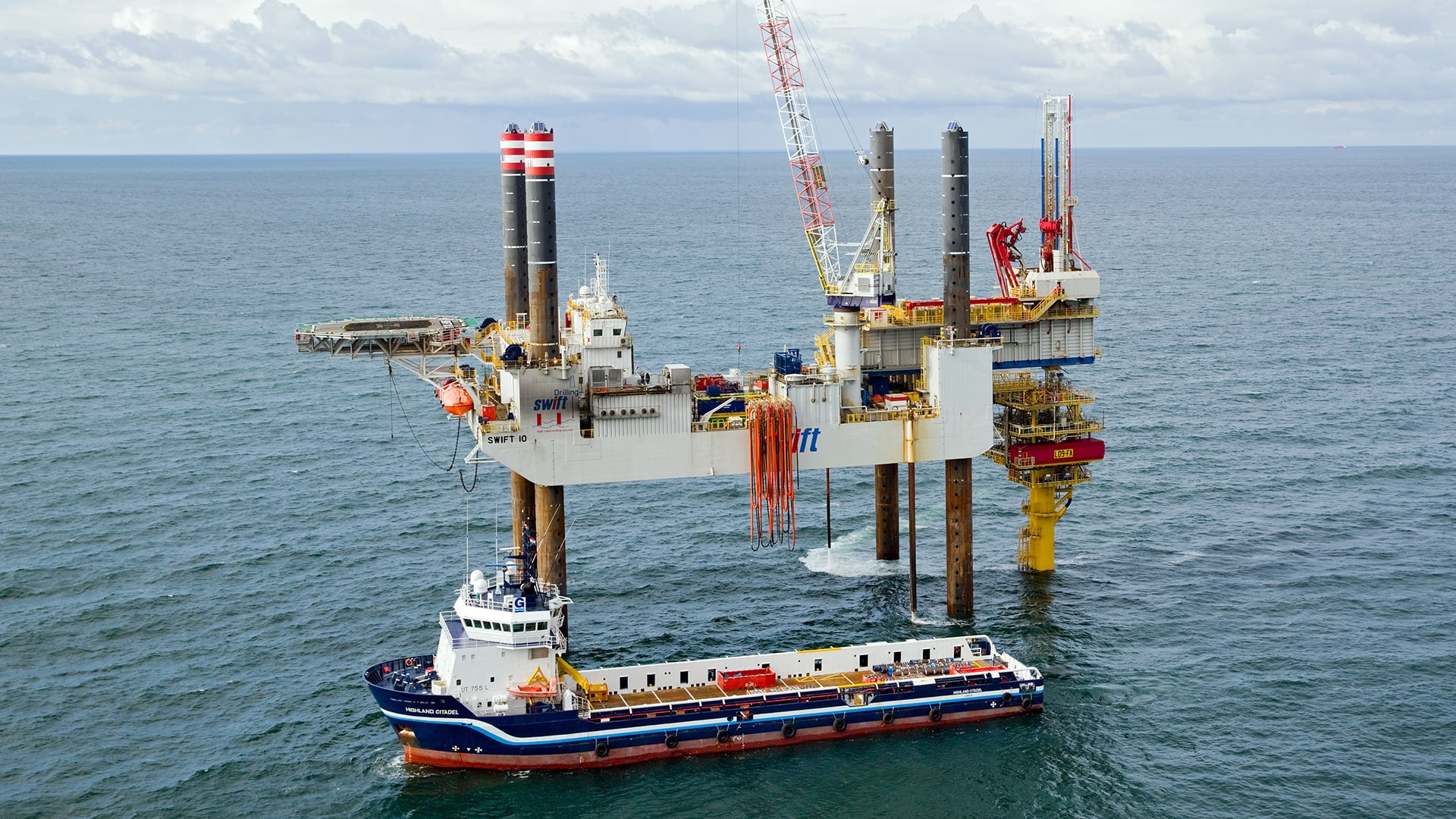 Drilling, Swift 10, Building, HVG CS, Offshore, Rig, Industrial