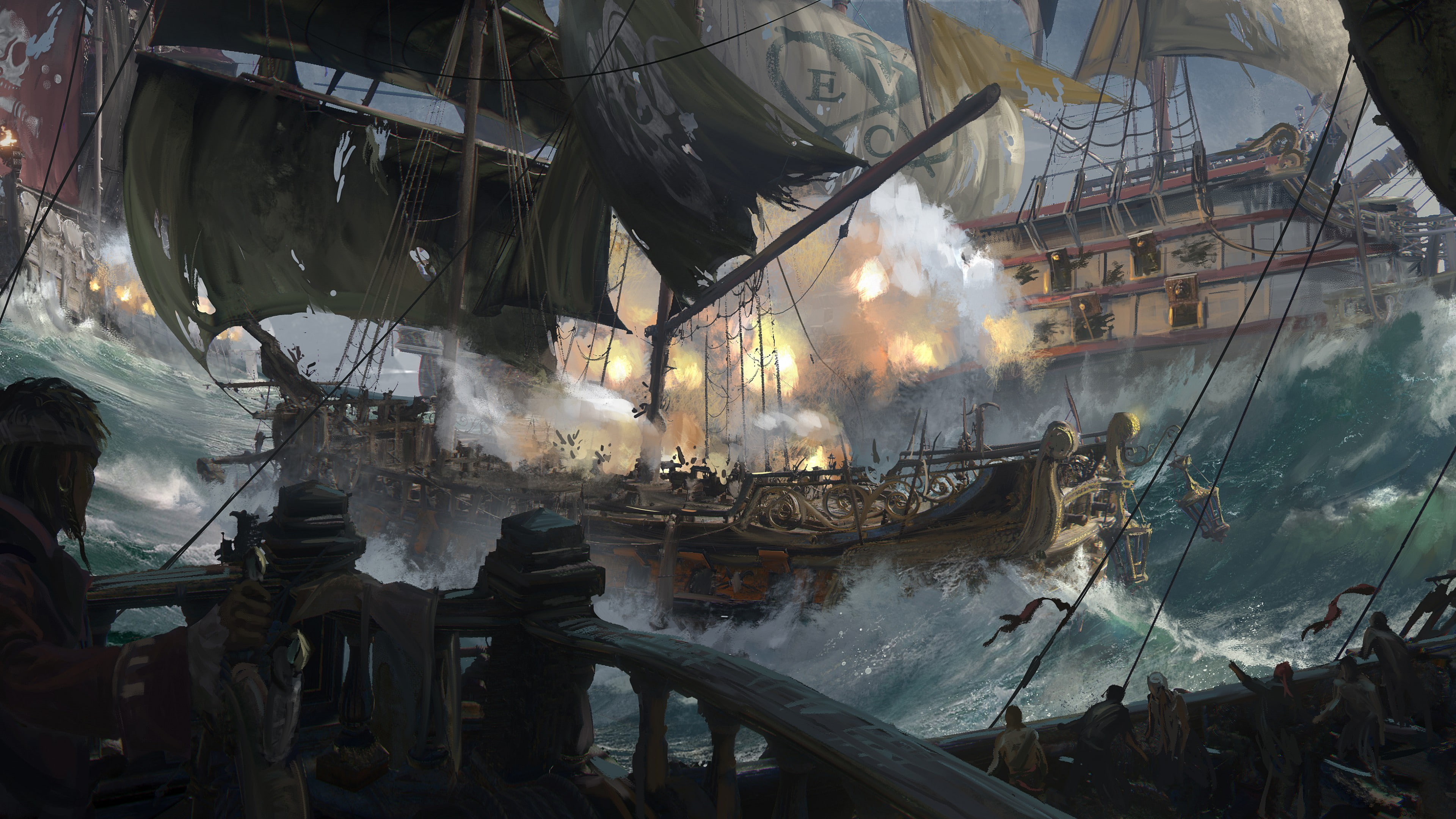 Skull & Bones, E3 2018, artwork, 5K