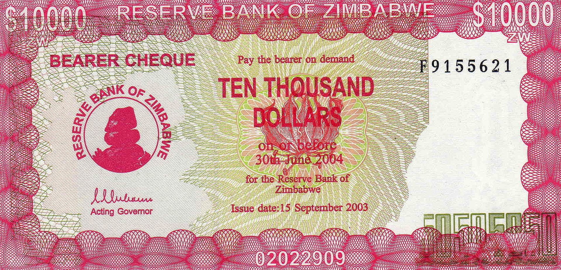 zimbabwean dollar