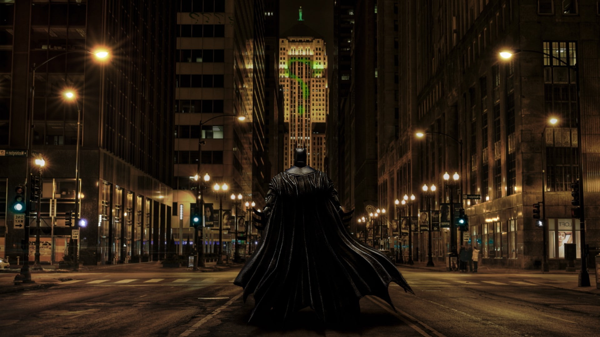 Batman, Chicago, Fan Art, Gotham City, Photoshopped, The Dark Knight