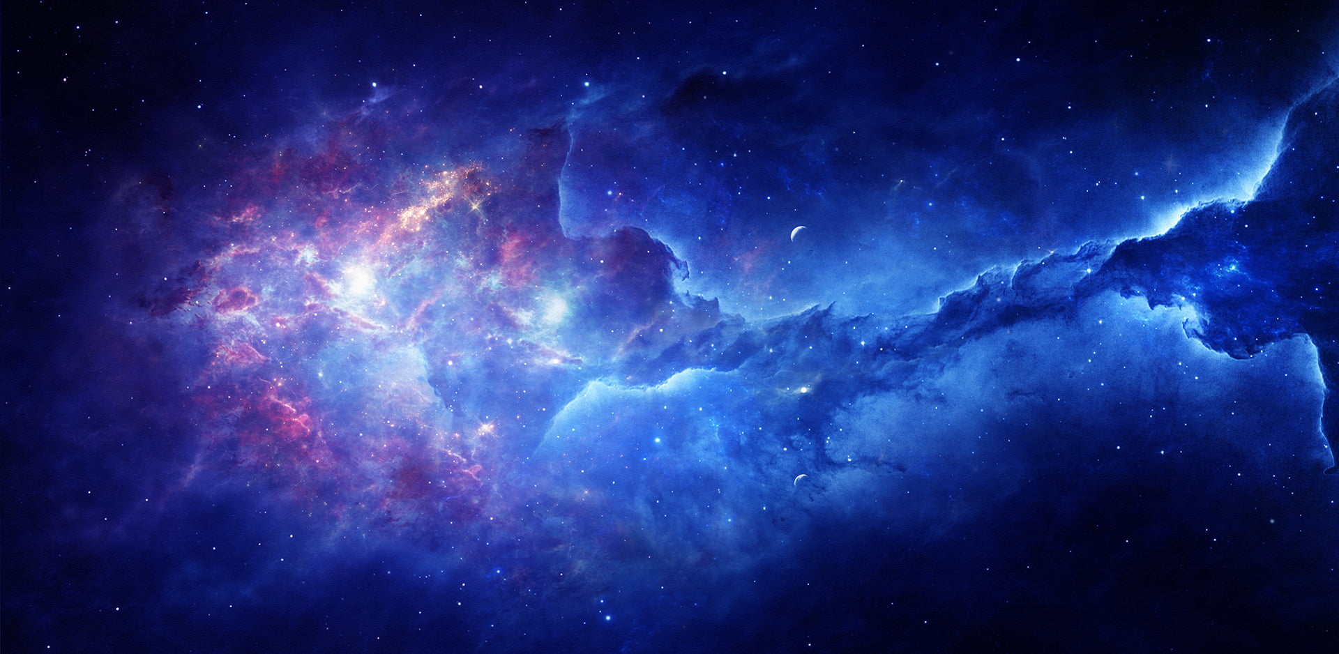 space, nebula, stars, universe, colorful, dark, blue
