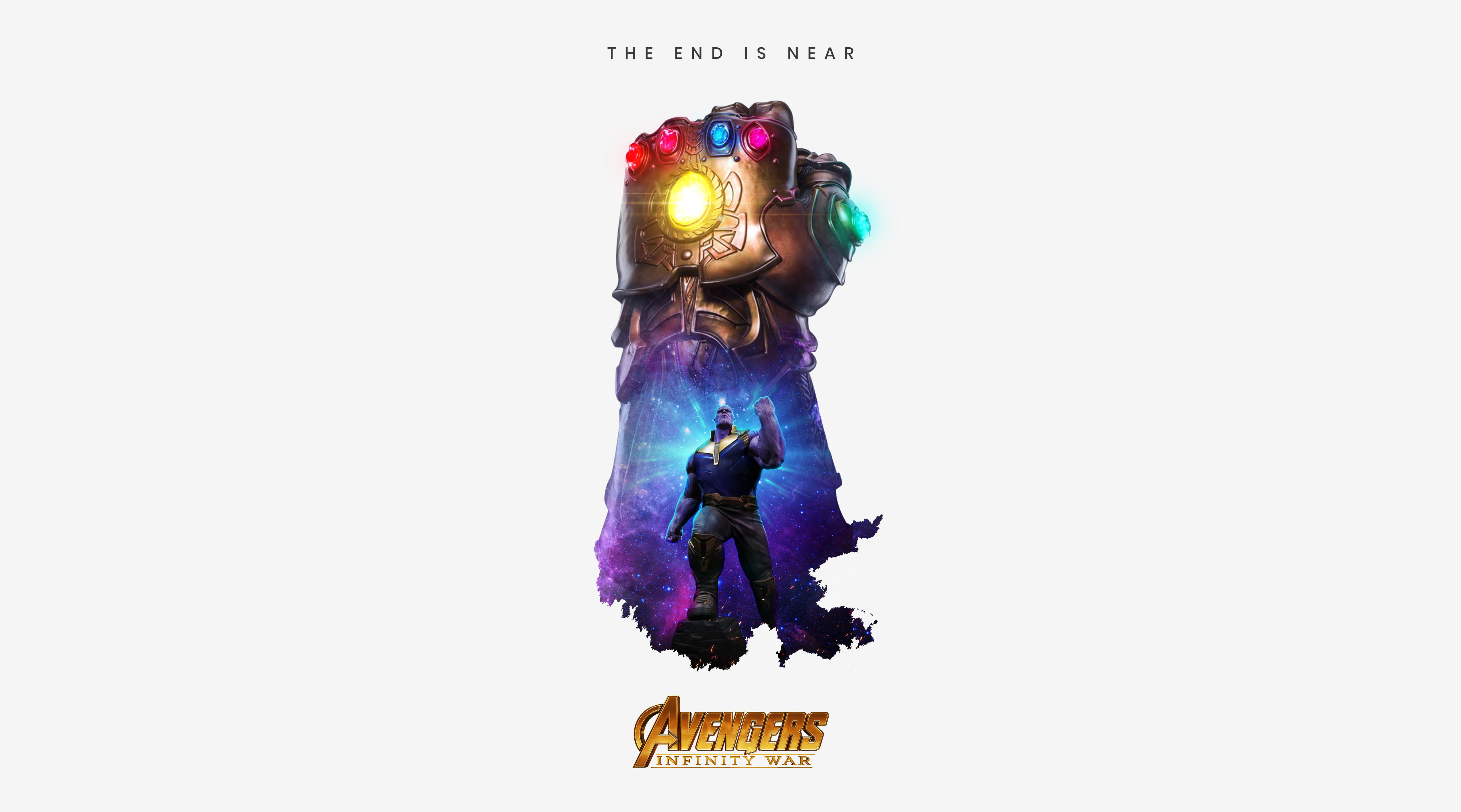 Infinity Gauntlet, 5K, Avengers: Infinity War, Thanos
